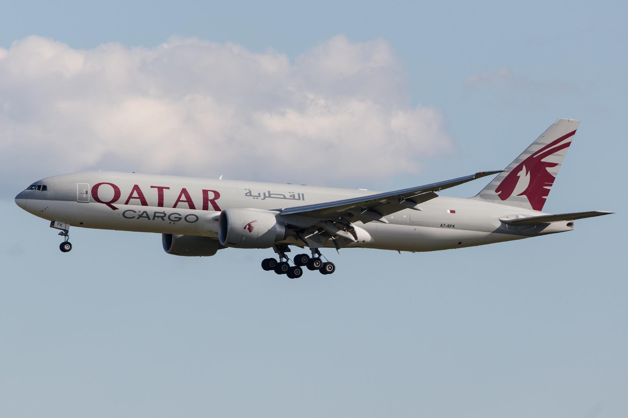 Frankfurt Airport: Qatar Cargo (QR / QTR) | Operator: Qatar Airways |  Boeing 777-FDZ B77L | A7-BFK | MSN 62084