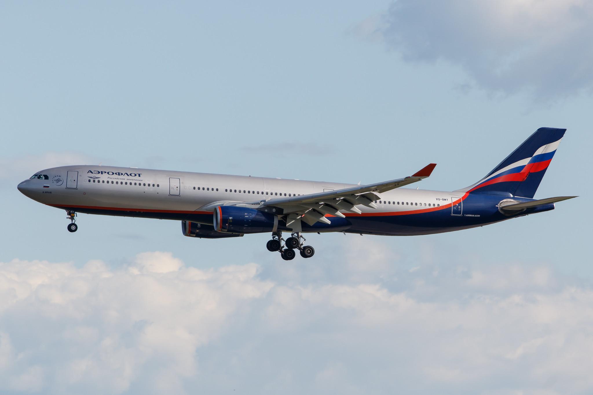 Frankfurt Airport: Aeroflot (SU / AFL) |  Airbus A330-343 A333 | VQ-BMY | MSN 1301