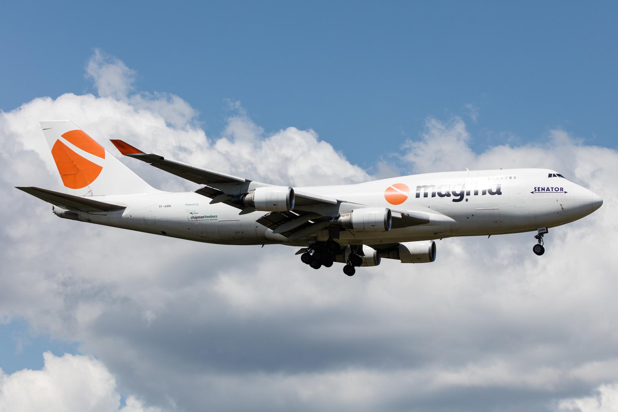 Frankfurt Airport: Magma Aviation (CC / ABD) | Operator: Air Atlanta Icelandic | Boeing 747-4F6(BDSF) B744 | TF-AMN | MSN 27602