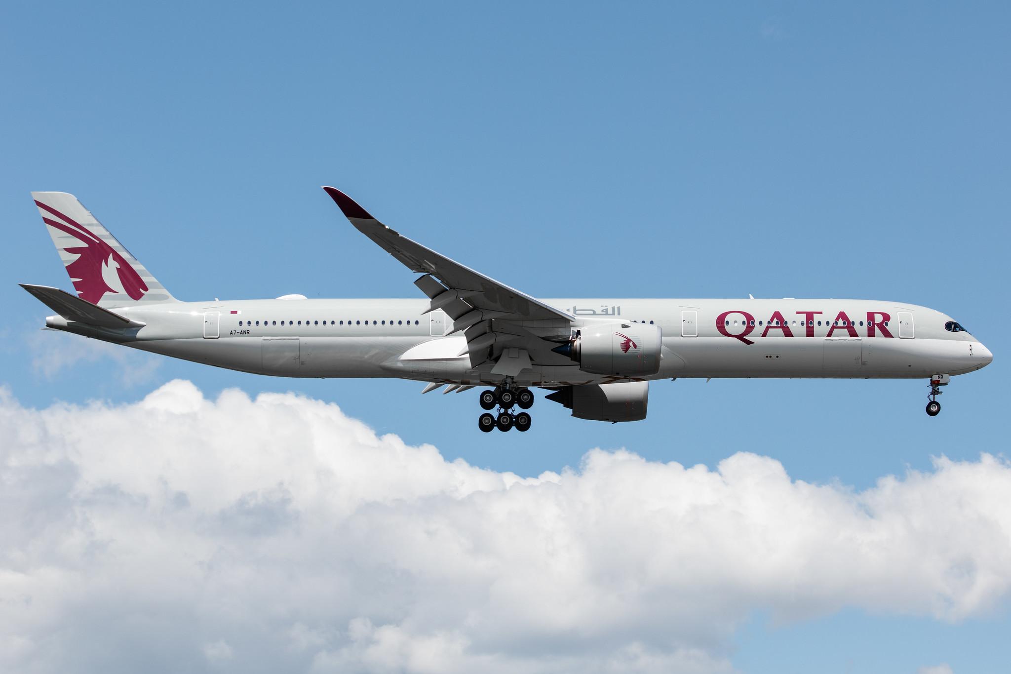 Frankfurt Airport: Qatar Airways (QR / QTR) |  Airbus A350-1041 A35K | A7-ANR | MSN 399