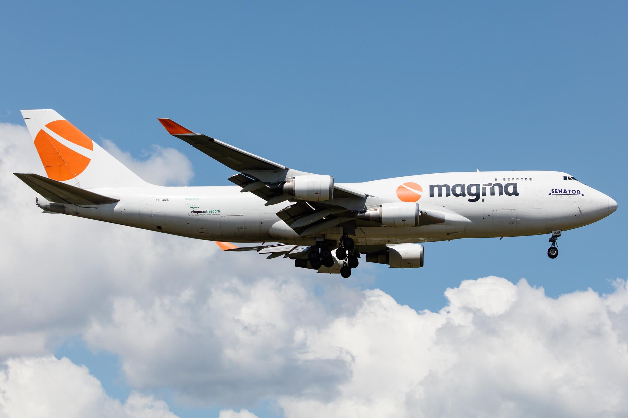 Frankfurt Airport: Magma Aviation (CC / ABD) | Operator: Air Atlanta Icelandic | Boeing 747-4F6(BDSF) B744 | TF-AMN | MSN 27602