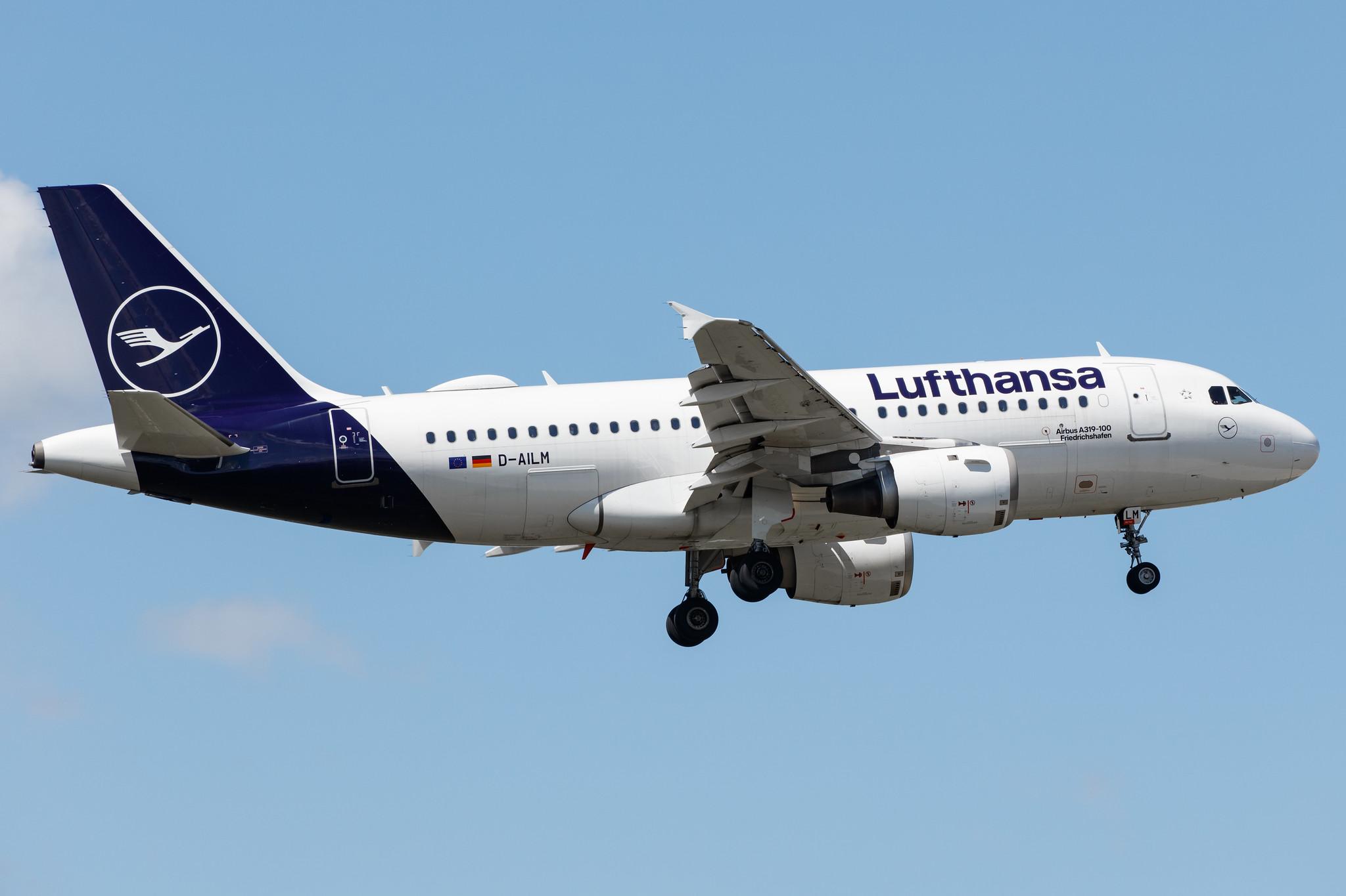 Frankfurt Airport: Lufthansa (LH / DLH) |  Airbus A319-114 A319 | D-AILM | MSN 0694