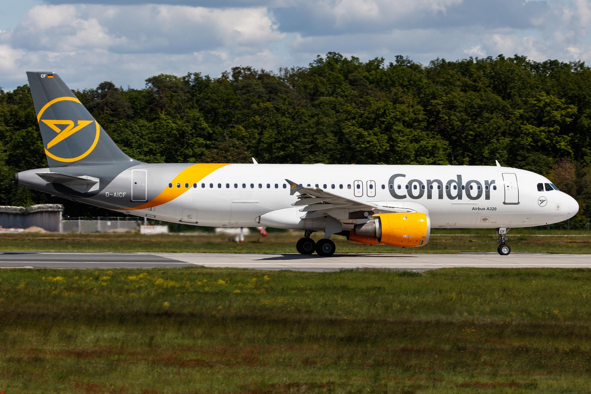 Frankfurt Airport: Condor (DE / CFG) |  Airbus A320-212 A320 | D-AICF | MSN 0905