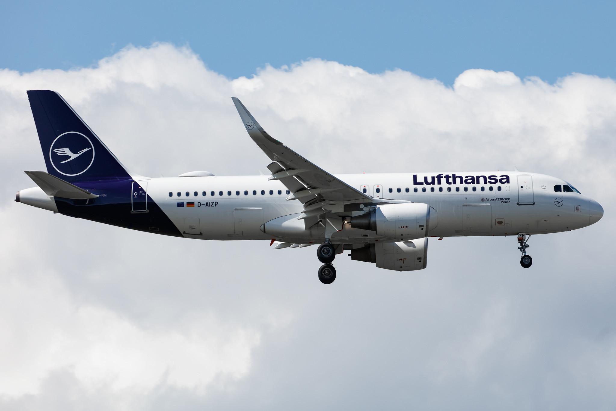 Frankfurt Airport: Lufthansa (LH / DLH) |  Airbus A320-214 A320 | D-AIZP | MSN 5487