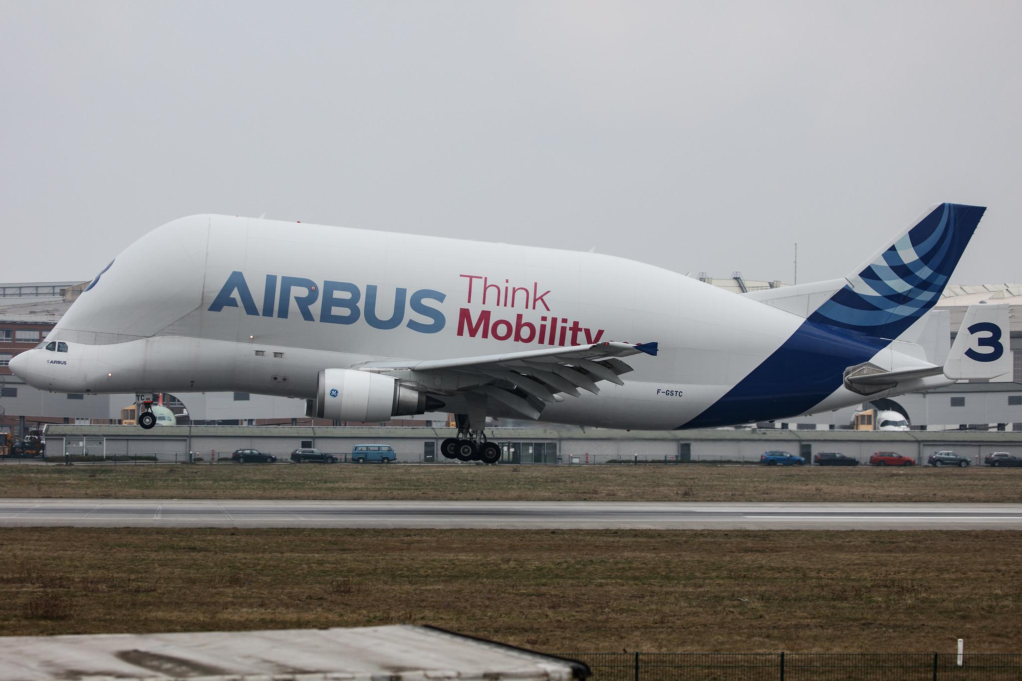 Hamburg Finkenwerder: Airbus Transport International (4Y / BGA) |  Airbus A300-608ST Beluga A3ST | F-GSTC | MSN 765