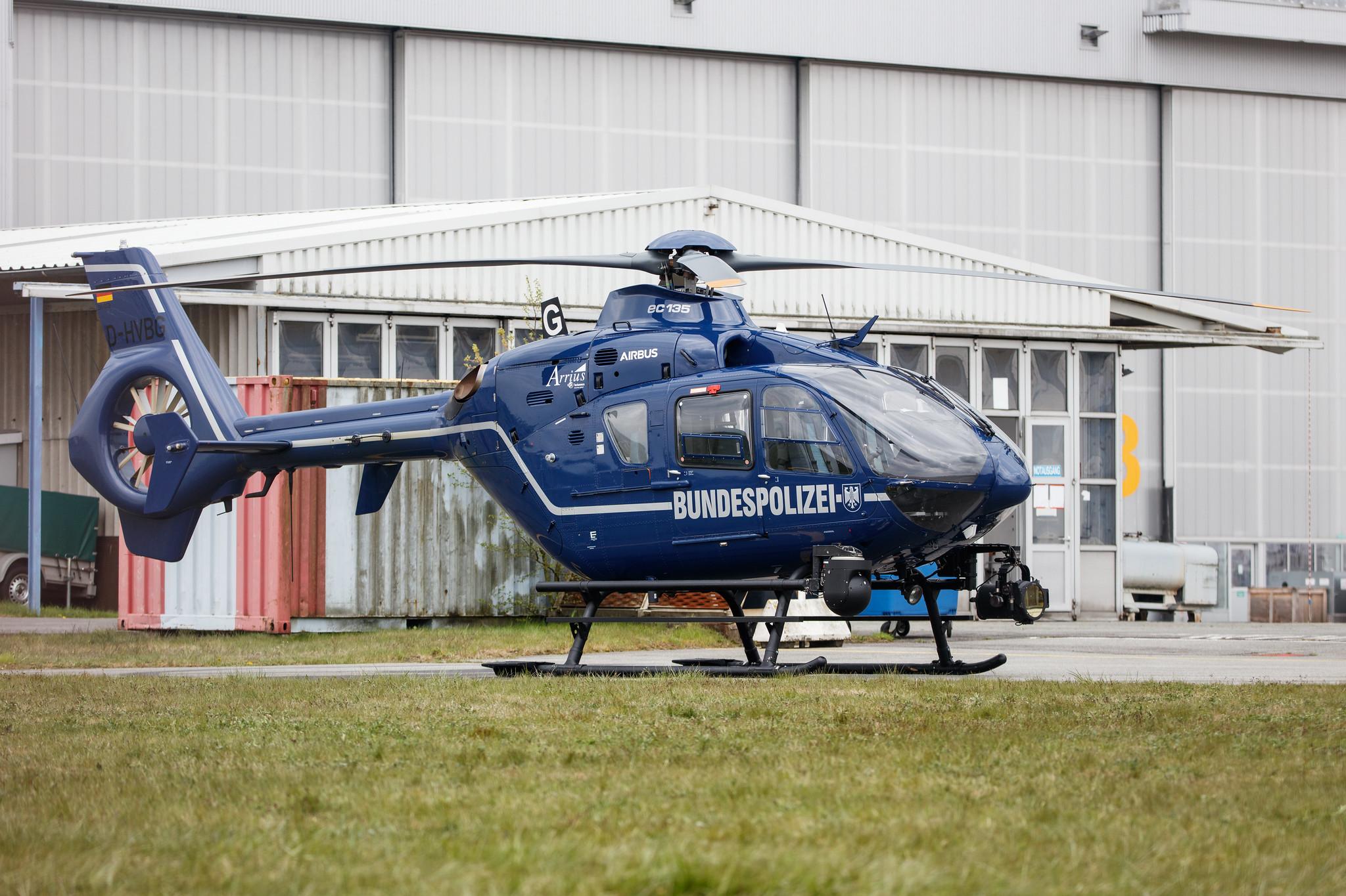 Hamburg Airport: Bundespolizei (Federal Police) |  Airbus Helicopters H135 EC35 | D-HVBG | MSN 0176