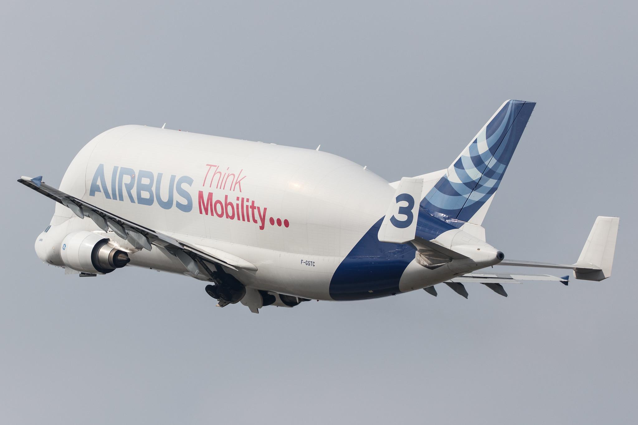 Hamburg Finkenwerder: Airbus Transport International (4Y / BGA) |  Airbus A300-608ST Beluga A3ST | F-GSTC | MSN 765