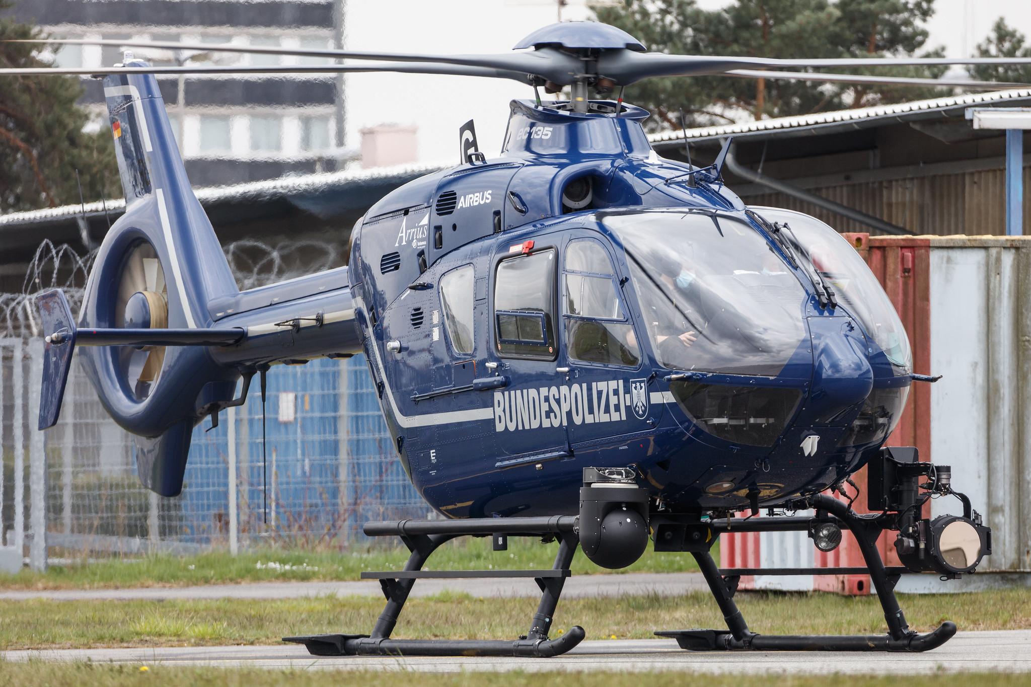 Hamburg Airport: Bundespolizei (Federal Police) |  Airbus Helicopters H135 EC35 | D-HVBG | MSN 0176