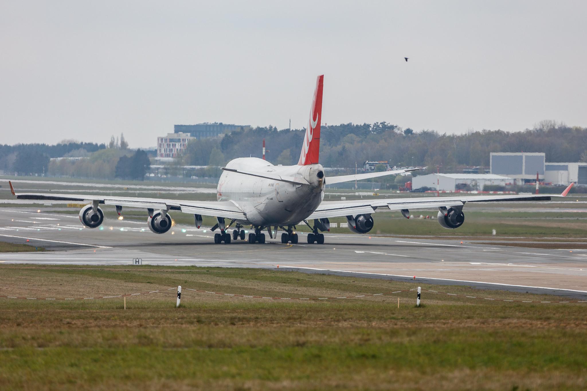 Hamburg Airport: Aerotranscargo (/ ATG) |  Boeing 747-433(BDSF) B744 | ER-BBC | MSN 24998