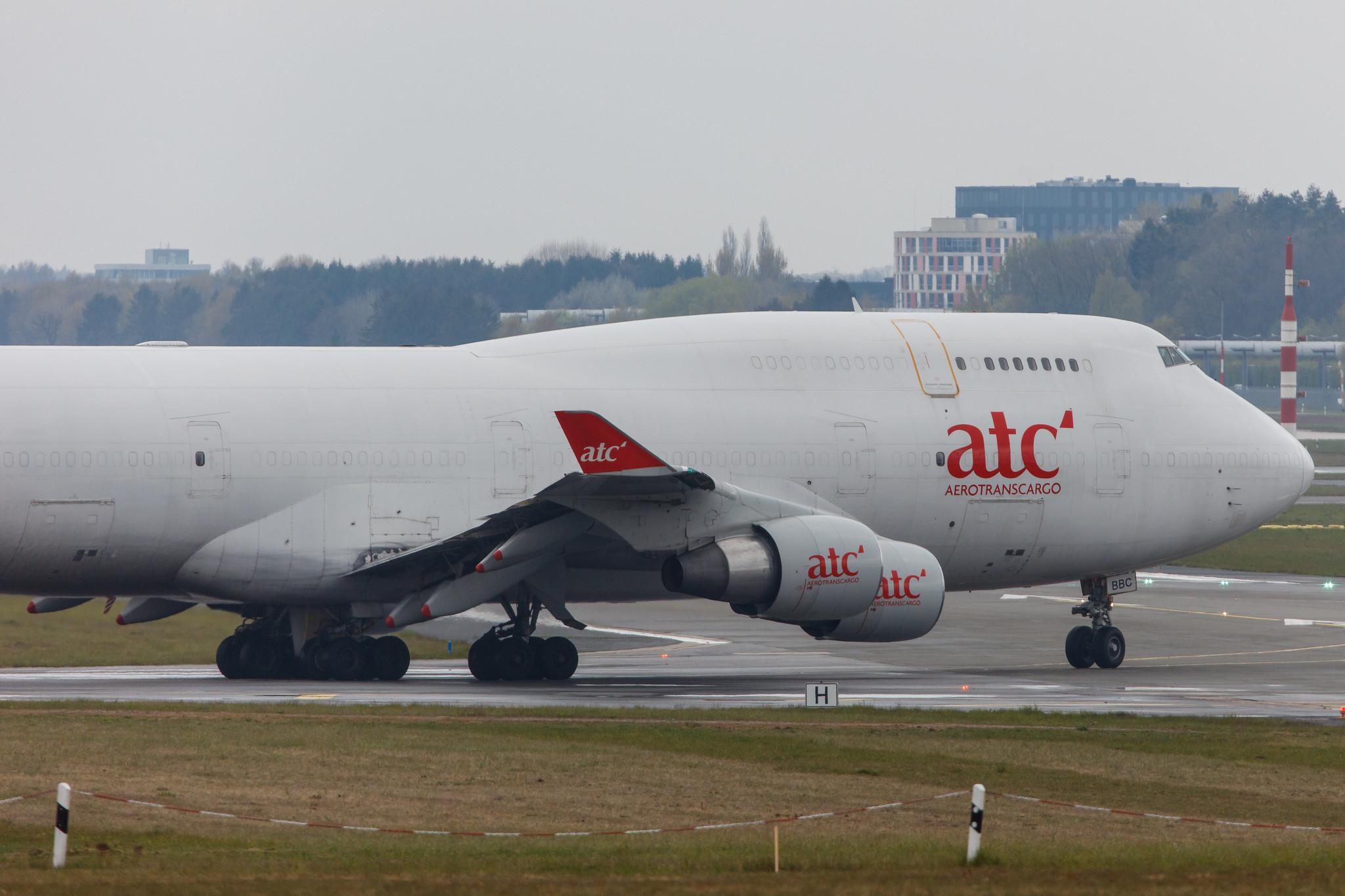 Hamburg Airport: Aerotranscargo (/ ATG) |  Boeing 747-433(BDSF) B744 | ER-BBC | MSN 24998