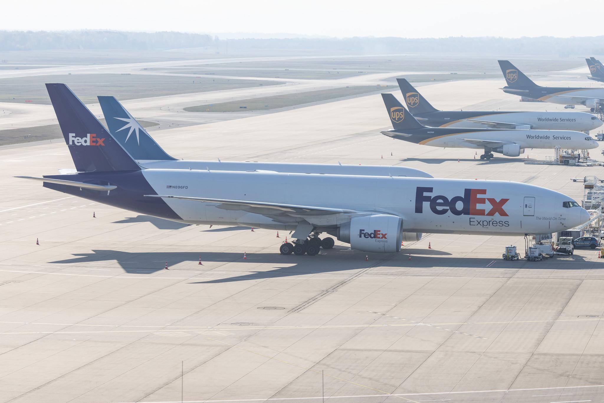 Köln Bonn Airport: FedEx (FX / FDX) |  Boeing 777-F B77L | N896FD | MSN 41750
