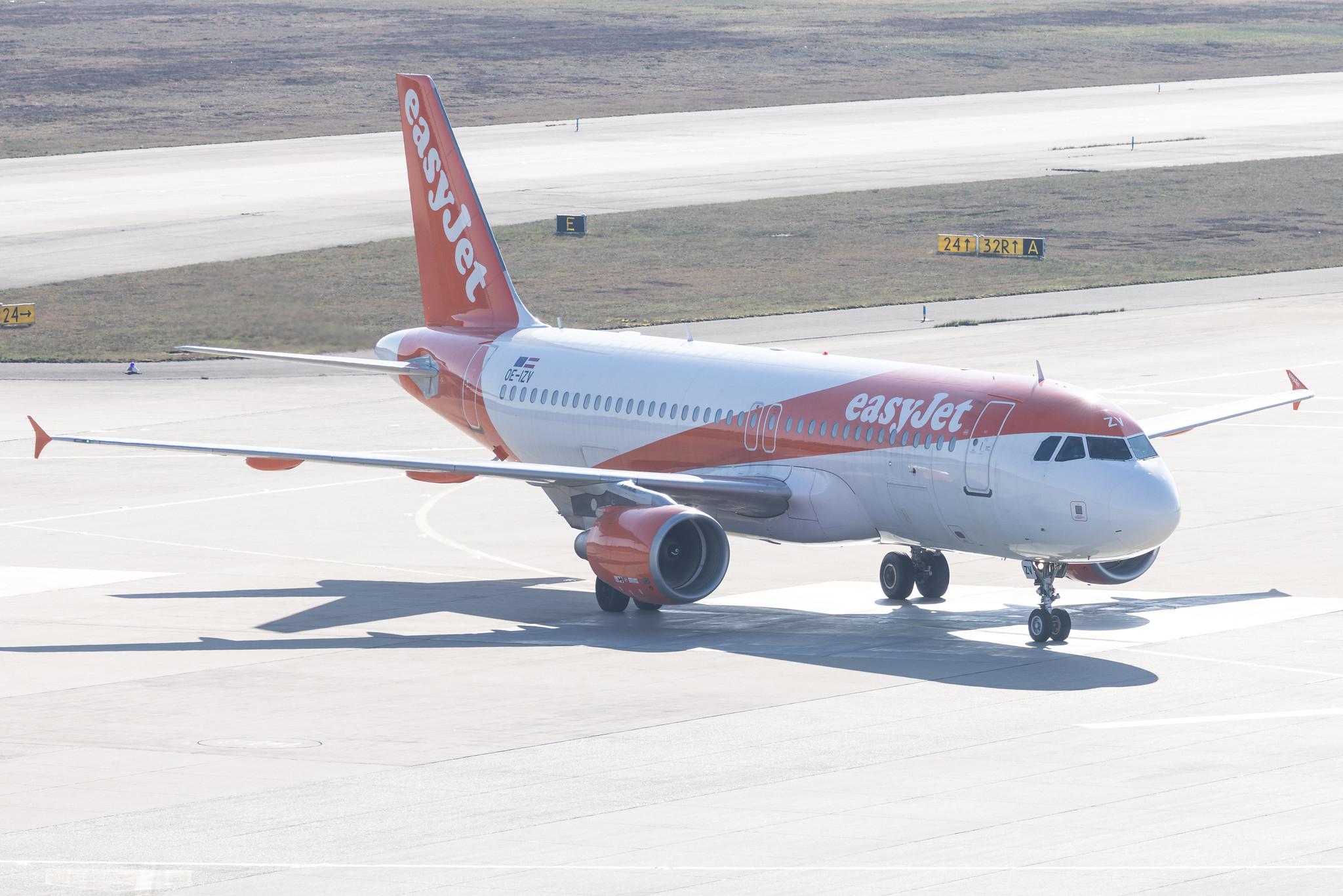Köln Bonn Airport: easyJet (U2 / EZY) | Operator: easyJet Europe |  Airbus A320-214 A320 | OE-IZV | MSN 2968