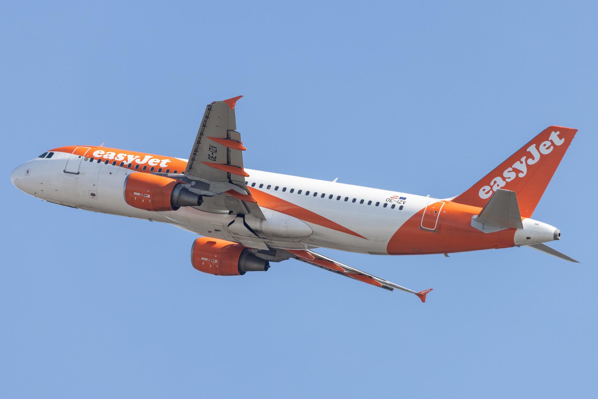 Köln Bonn Airport: easyJet (U2 / EZY) | Operator: easyJet Europe |  Airbus A320-214 A320 | OE-IZV | MSN 2968