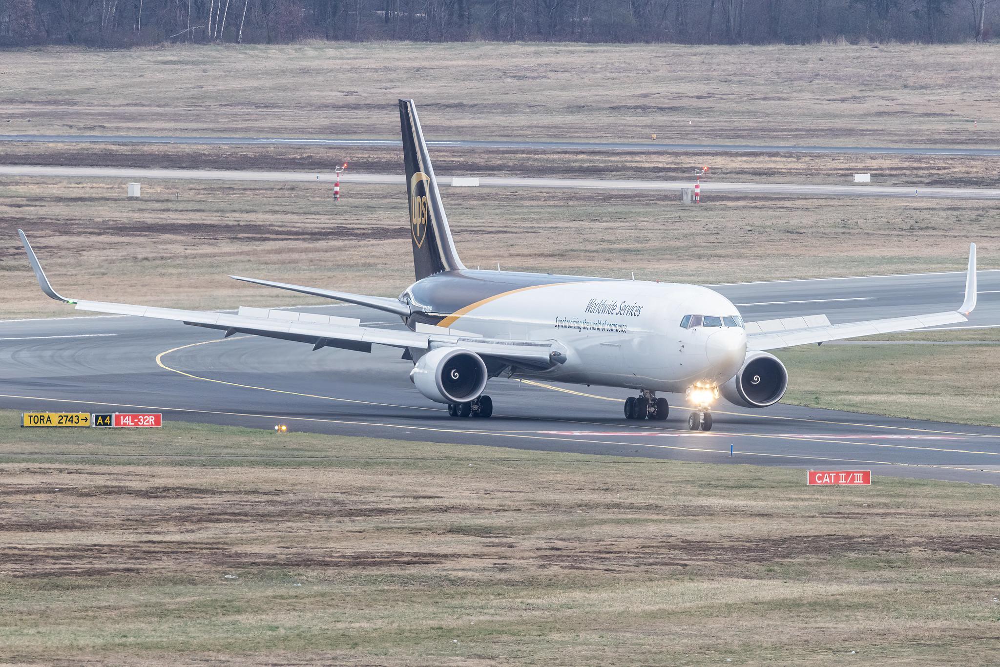 Köln Bonn Airport: UPS (5X / UPS) |  Boeing 767-34AF(ER) B763 | N349UP | MSN 37947
