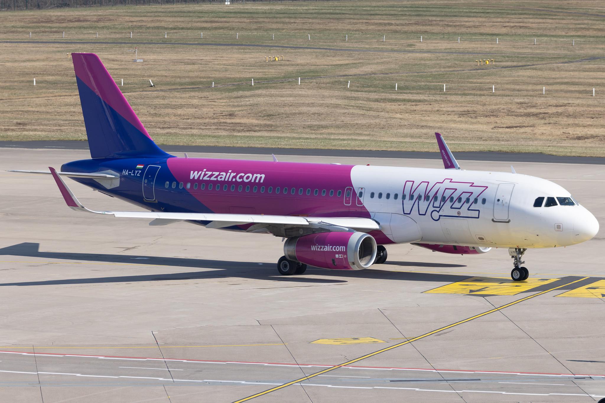 Köln Bonn Airport: Wizz Air (W6 / WZZ) |  Airbus A320-232 A320 | HA-LYZ | MSN 8355