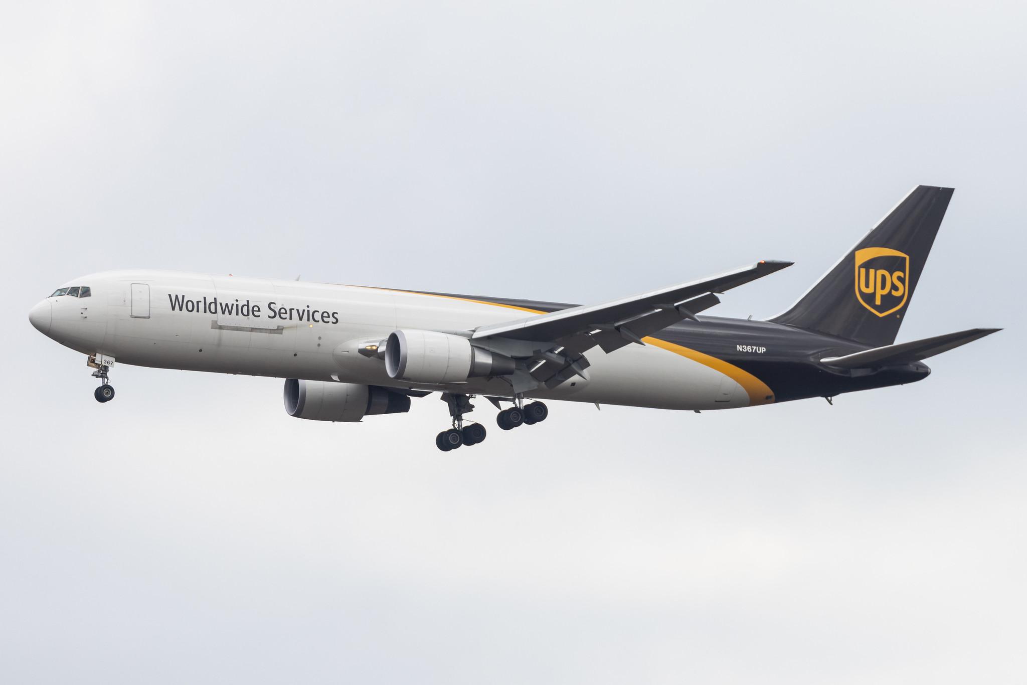 Köln Bonn Airport: UPS (5X / UPS) |  Boeing 767-300F(ER) B763 | N367UP | MSN 65790