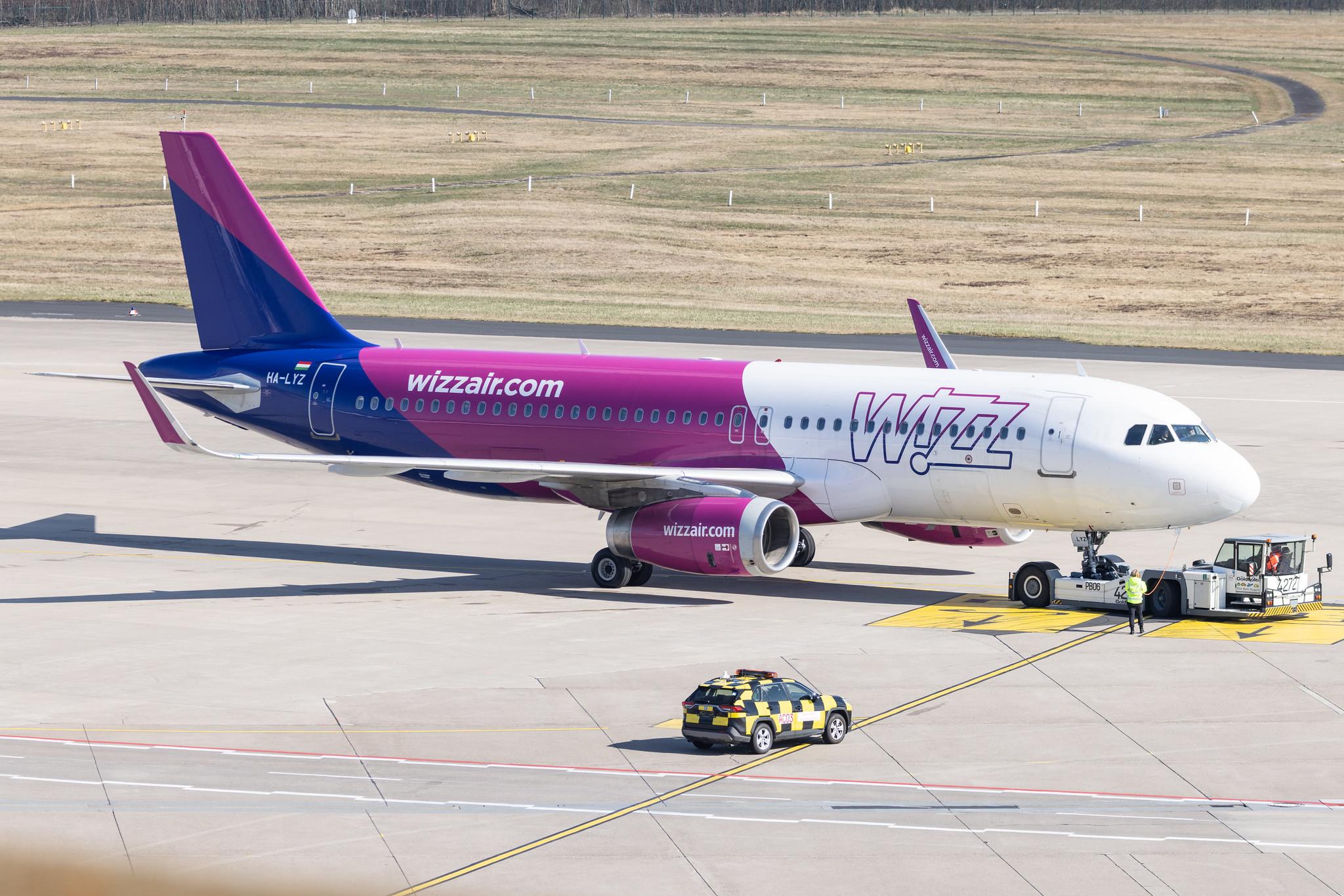 Köln Bonn Airport: Wizz Air (W6 / WZZ) |  Airbus A320-232 A320 | HA-LYZ | MSN 8355