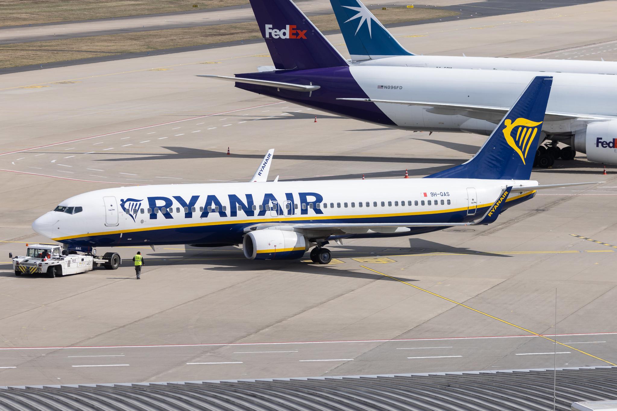 Köln Bonn Airport: Ryanair (FR / RYR) | Operator: Malta Air |  Boeing 737-8AS B738 | 9H-QAS | MSN 44693