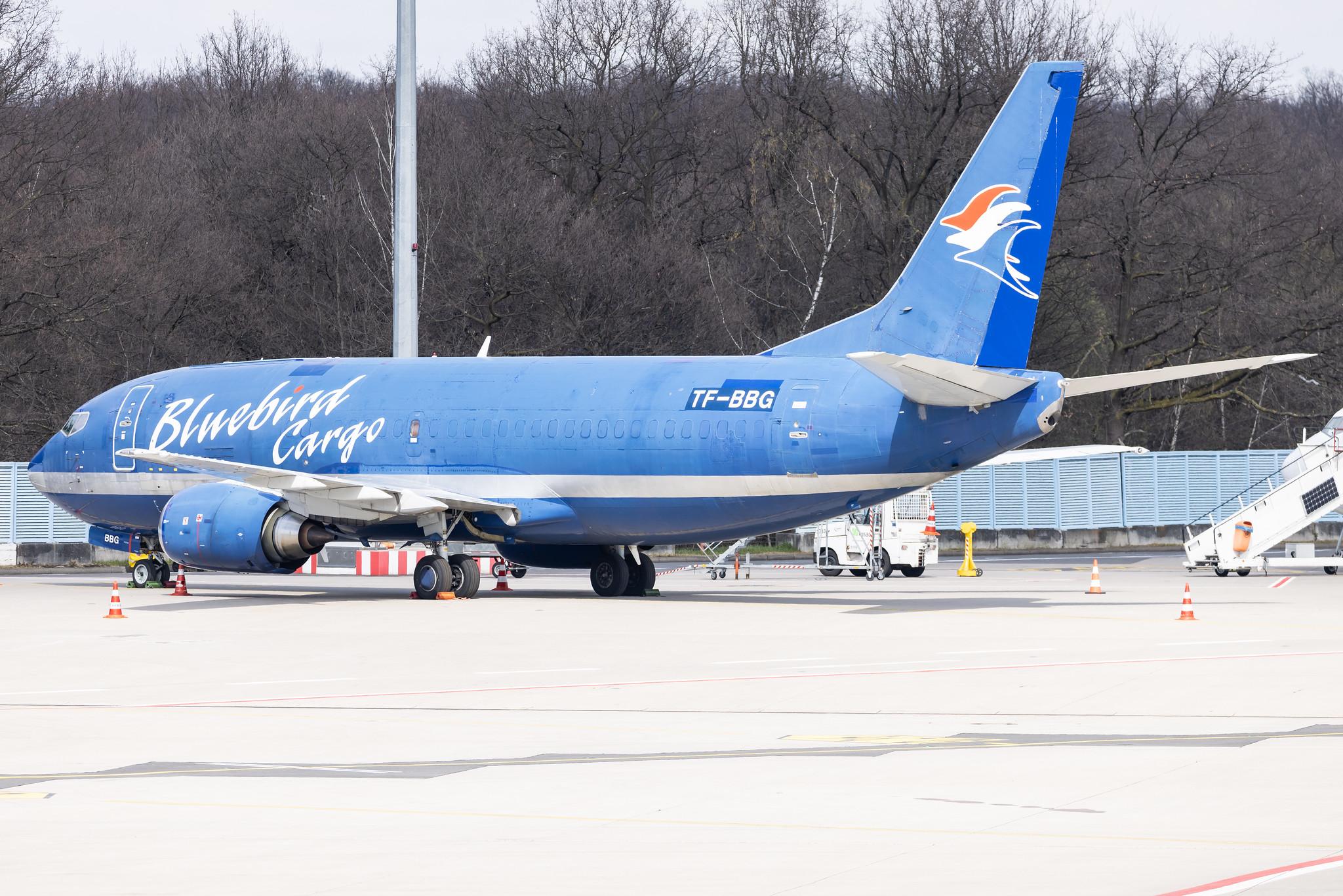 Köln Bonn Airport: Bluebird Nordic (BO / BBD) |  Boeing 737-36E(BDSF) B733 | TF-BBG | MSN 25263
