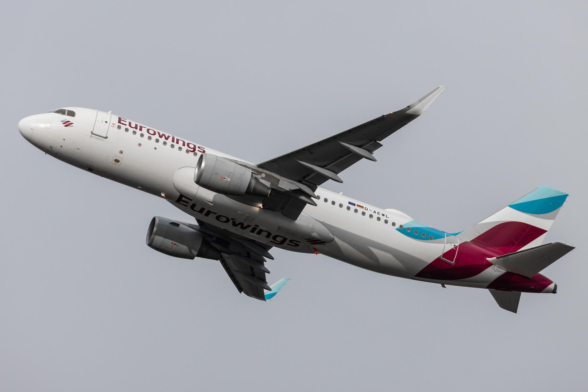 Köln Bonn Airport: Eurowings (EW / EWG) |  Airbus A320-214 A320 | D-AEWL | MSN 7263