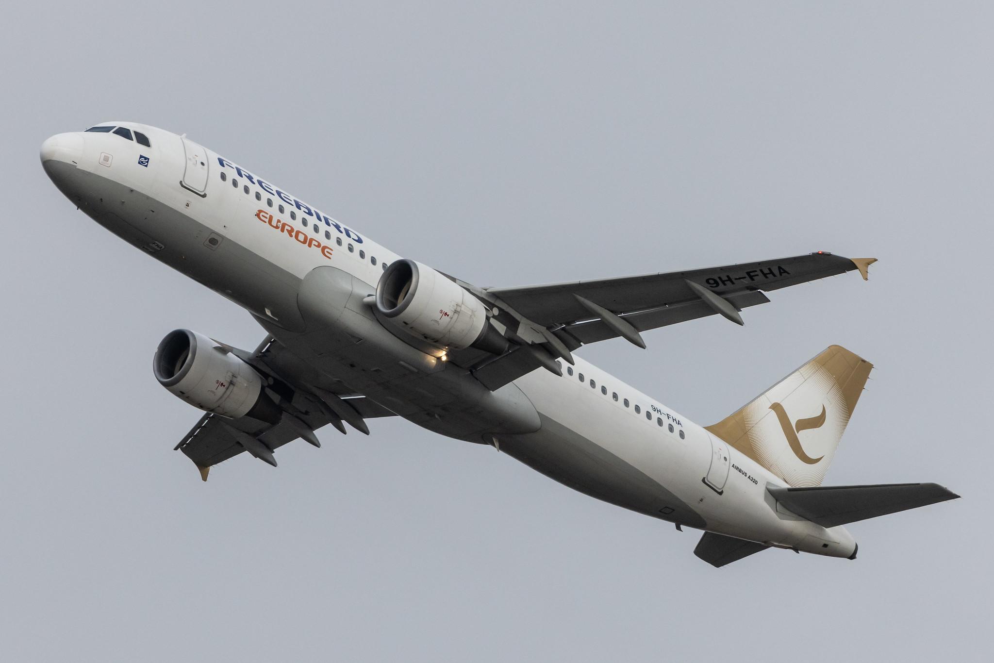 Köln Bonn Airport: Freebird Airlines (FH / FHY) | Operator: Freebird Airlines Europe |  Airbus A320-214 A320 | 9H-FHA | MSN 4207