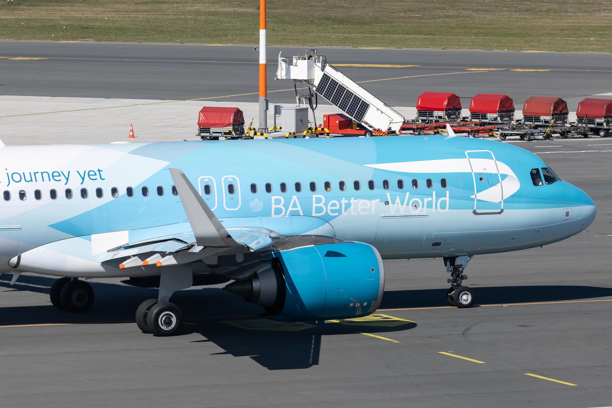 Hamburg Airport: British Airways (BA / BAW) |  Livery: BA Better World Livery |  Airbus A320-251N A20N | G-TTNA | MSN 8108