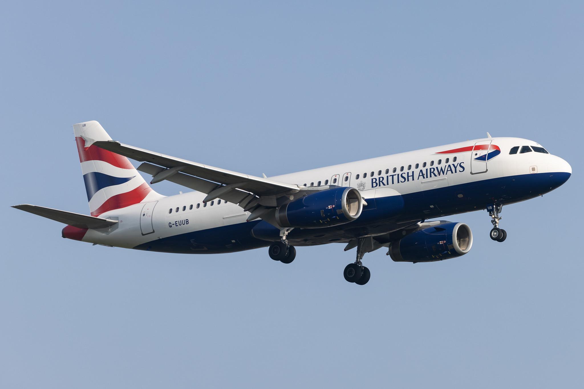 London Heathrow: British Airways (BA / BAW) |  Airbus A320-232 A320 | G-EUUB | MSN 1689