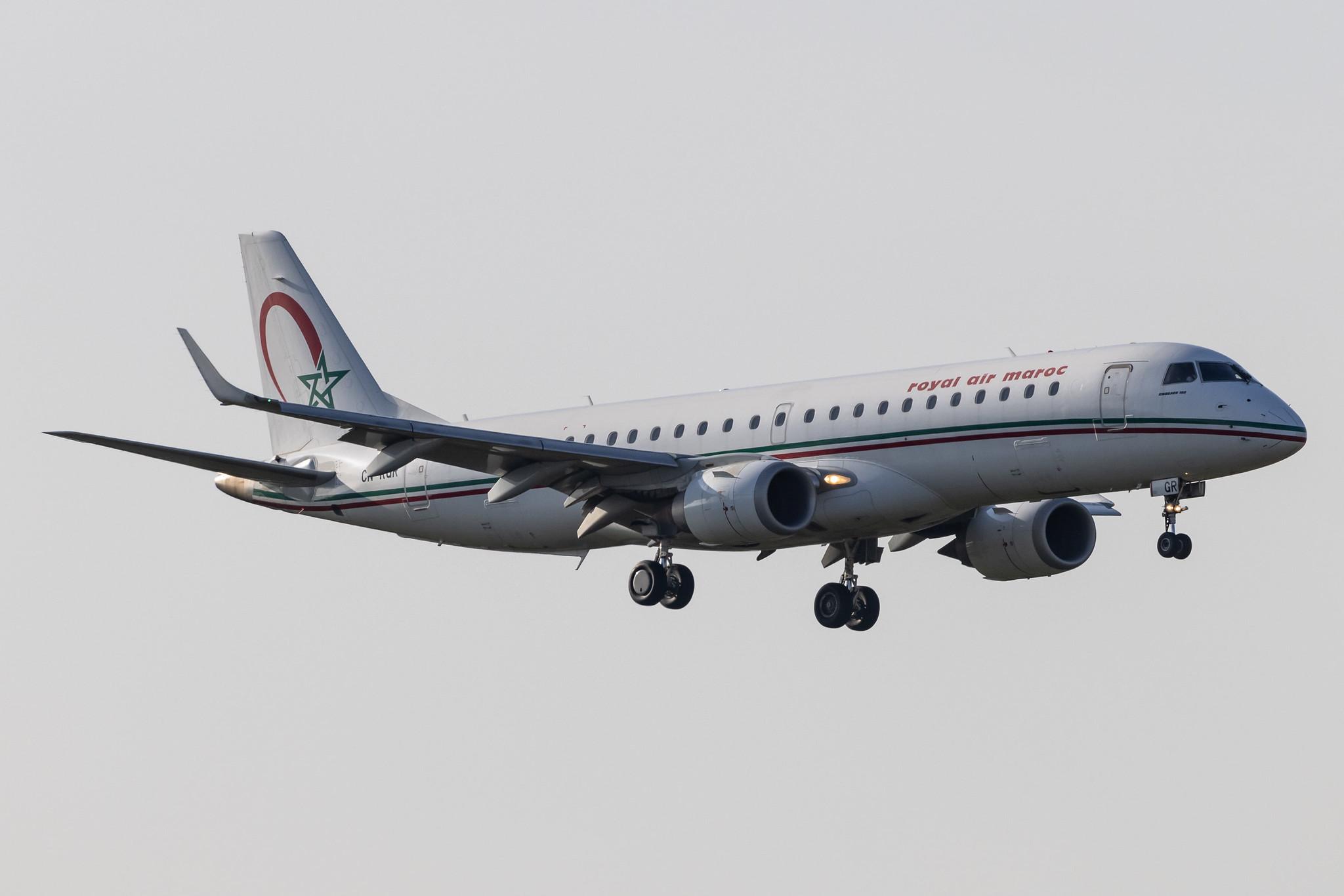 London Heathrow: Royal Air Maroc (AT / RAM) |  Embraer E190AR E190 | CN-RGR | MSN 19000684