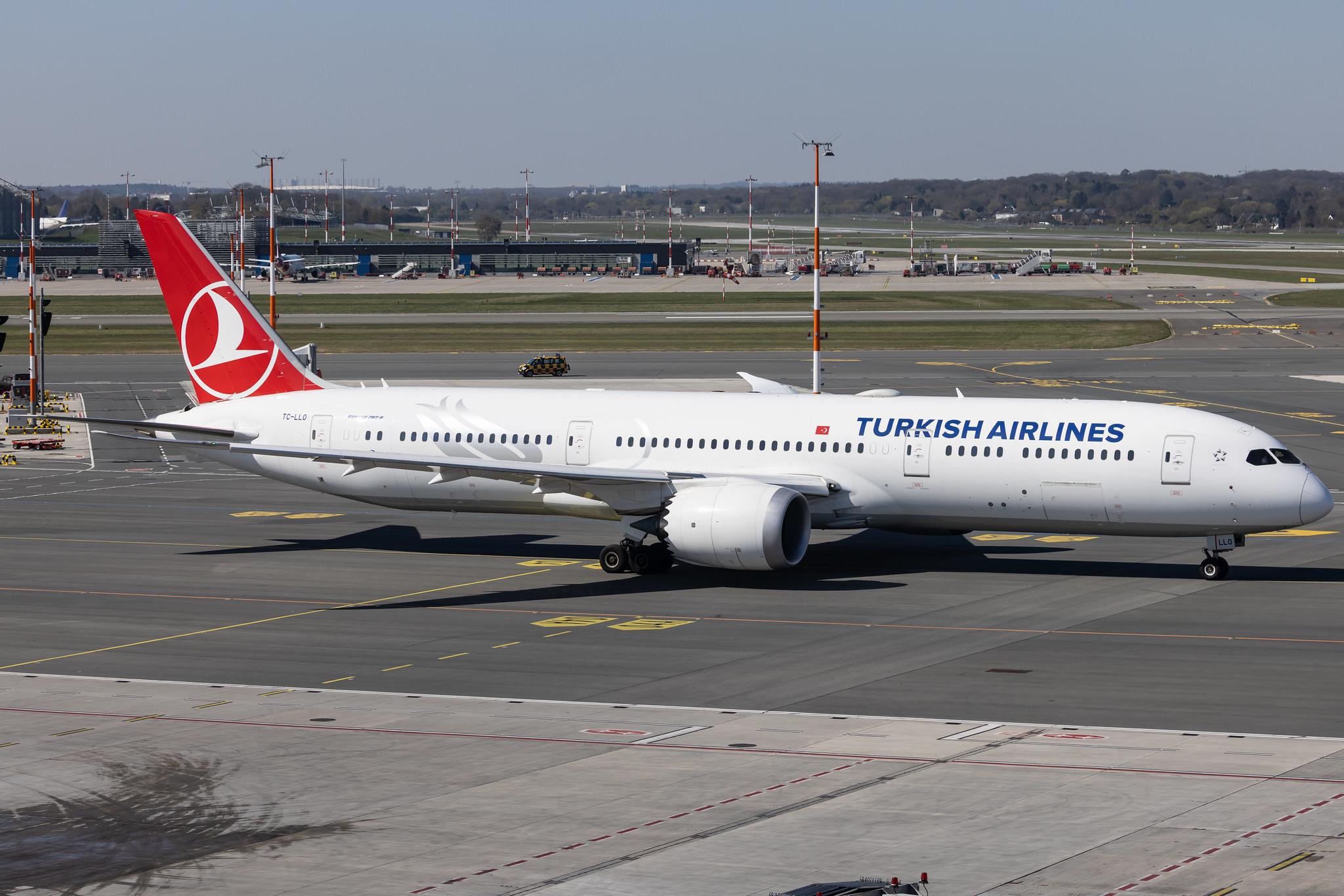 Hamburg Airport: Turkish Airlines (TK / THY) |  Boeing 787-9 Dreamliner B789 | TC-LLO | MSN 65814