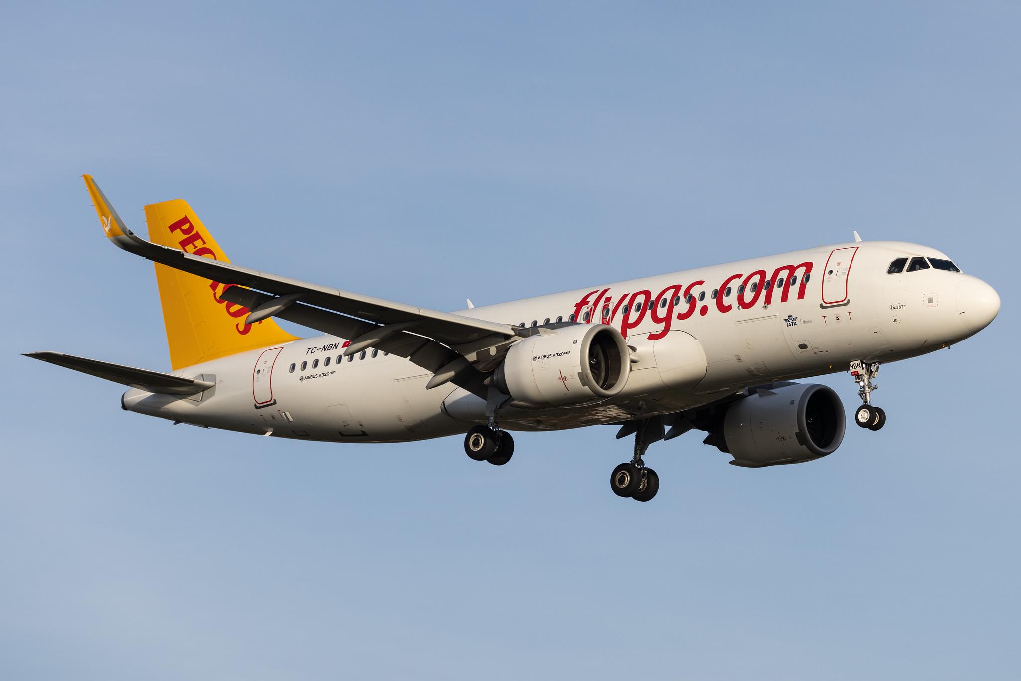 Hamburg Airport: Pegasus (PC / PGT) | Operator: Pegasus Airlines |  Airbus A320-251N A20N | TC-NBN | MSN 08020