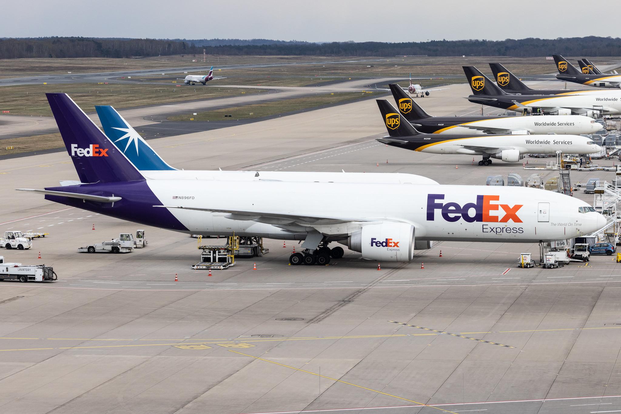 Köln Bonn Airport: FedEx (FX / FDX) |  Boeing 777-F B77L | N896FD | MSN 41750