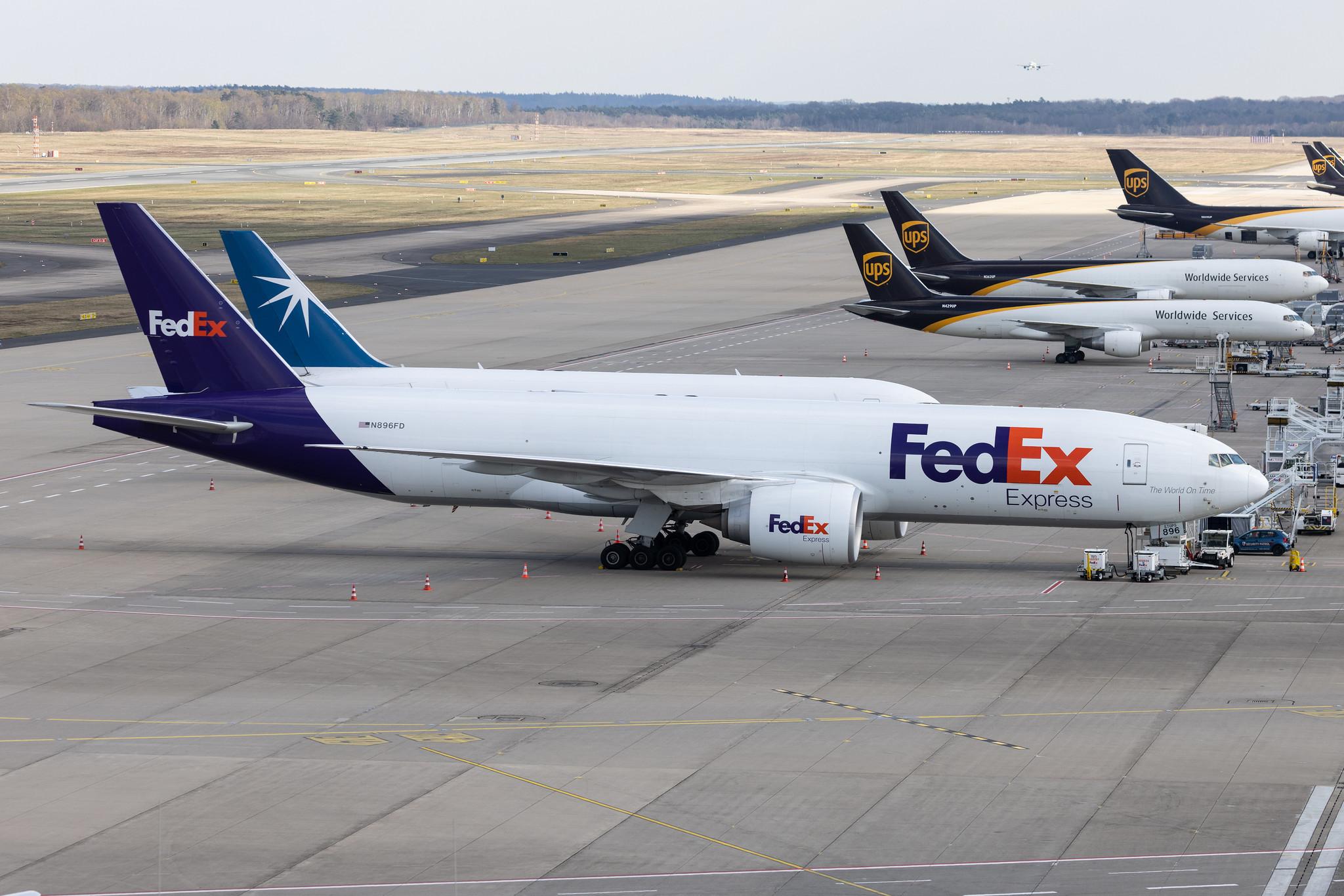 Köln Bonn Airport: FedEx (FX / FDX) |  Boeing 777-F B77L | N896FD | MSN 41750