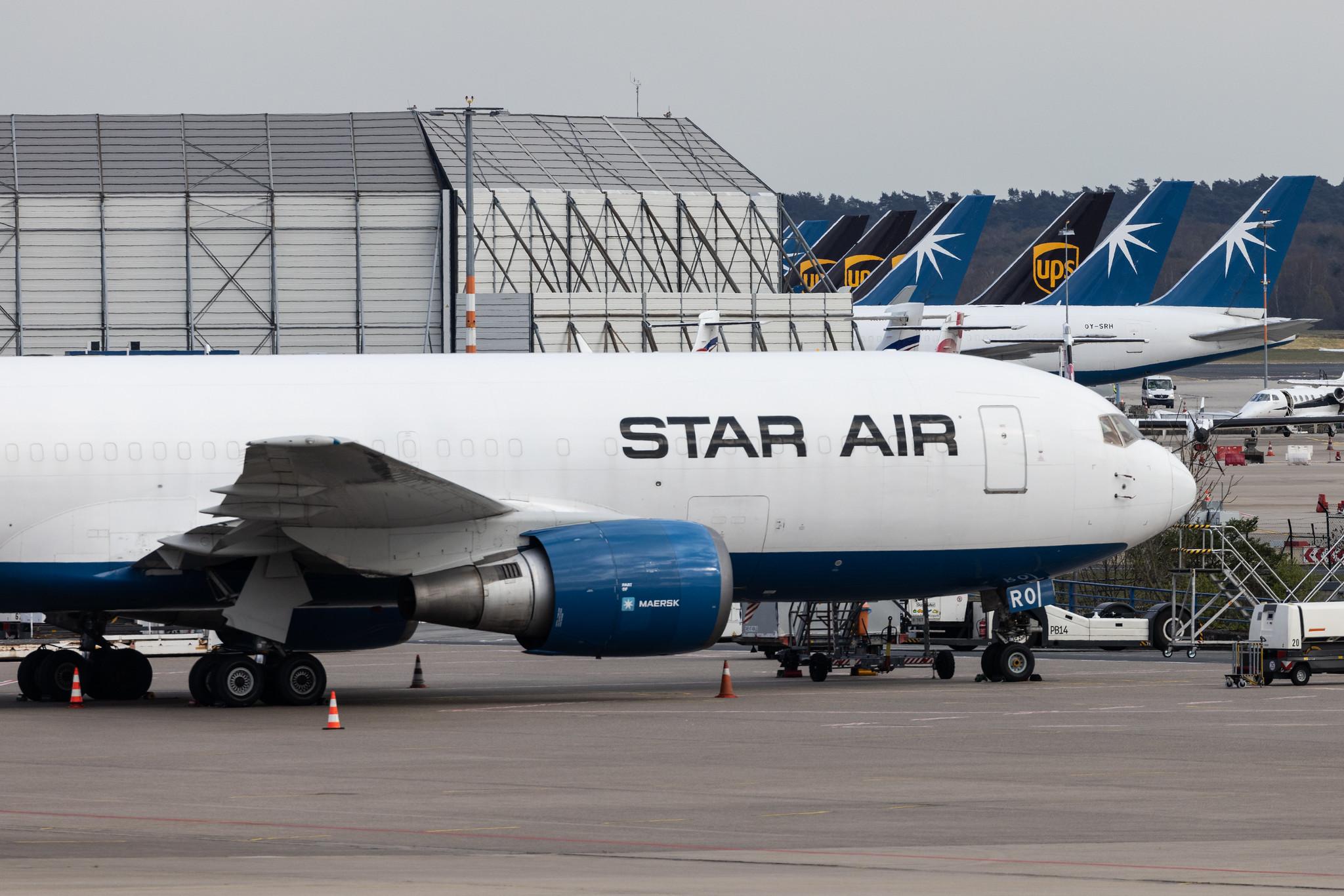 Köln Bonn Airport: Star Air (DJ / SRR) |  Boeing 767-25E(BDSF) B762 | OY-SRO | MSN 27194