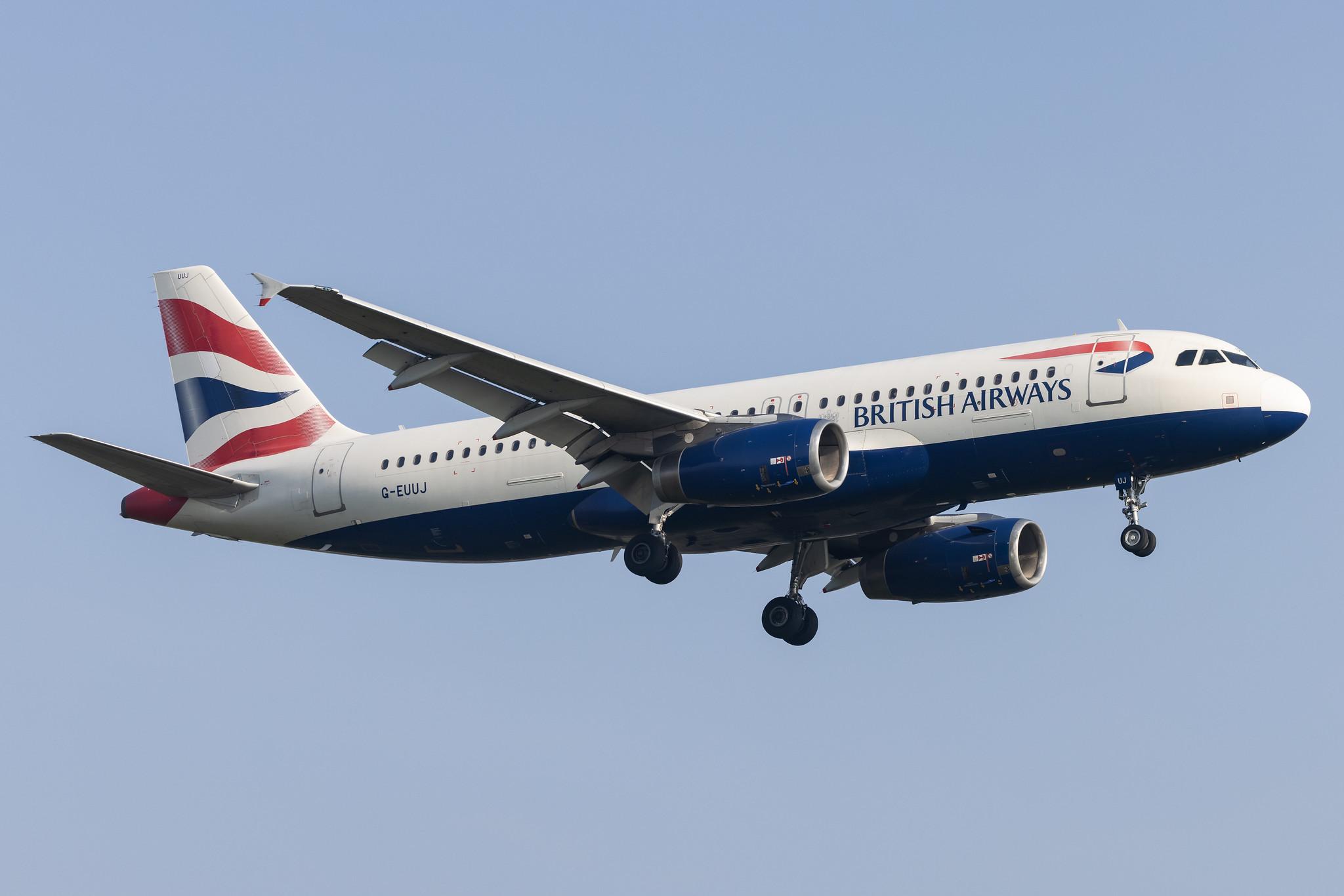 London Heathrow: British Airways (BA / BAW) |  Airbus A320-232 A320 | G-EUUJ | MSN 1883