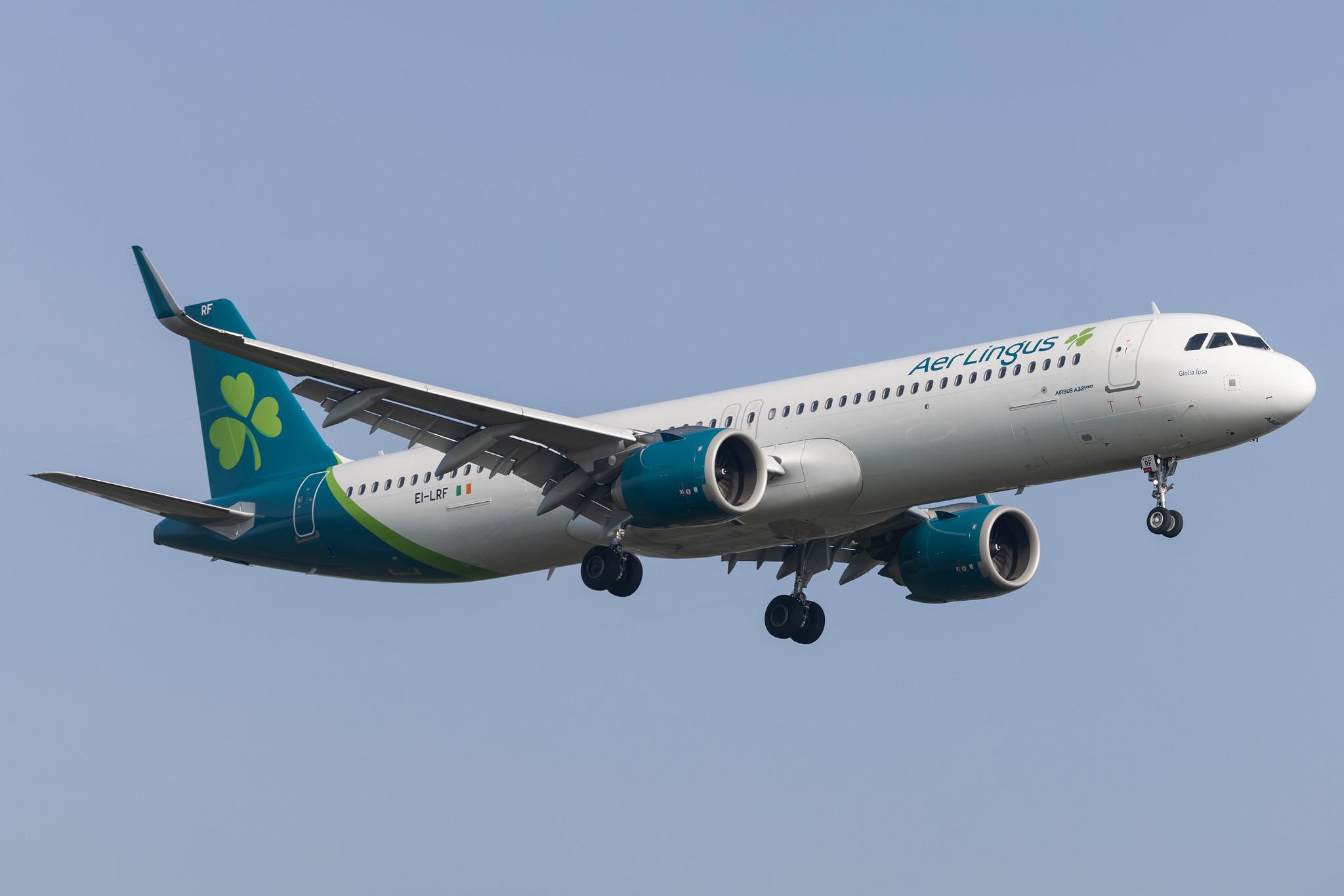 London Heathrow: Aer Lingus (EI / EIN) |  Airbus A321-253NX A21N | EI-LRF | MSN 10264