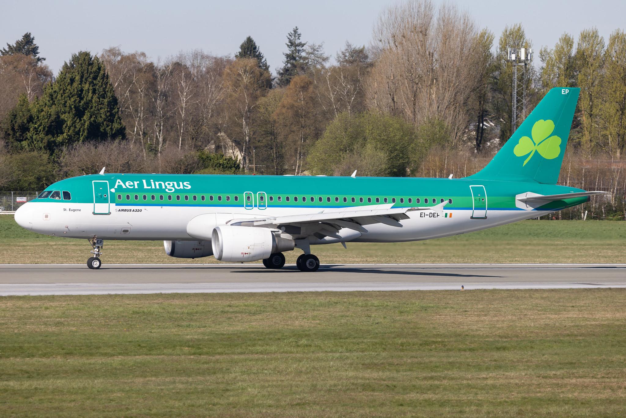 Hamburg Airport: Aer Lingus (EI / EIN) |  Airbus A320-214 A320 | EI-DEP | MSN 2542
