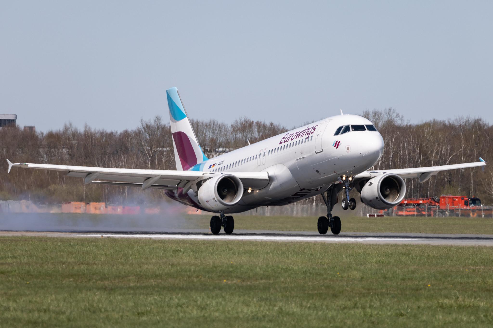 Hamburg Airport: Eurowings (EW / EWG) |  Airbus A320-214 A320 | D-ABDU | MSN 3516