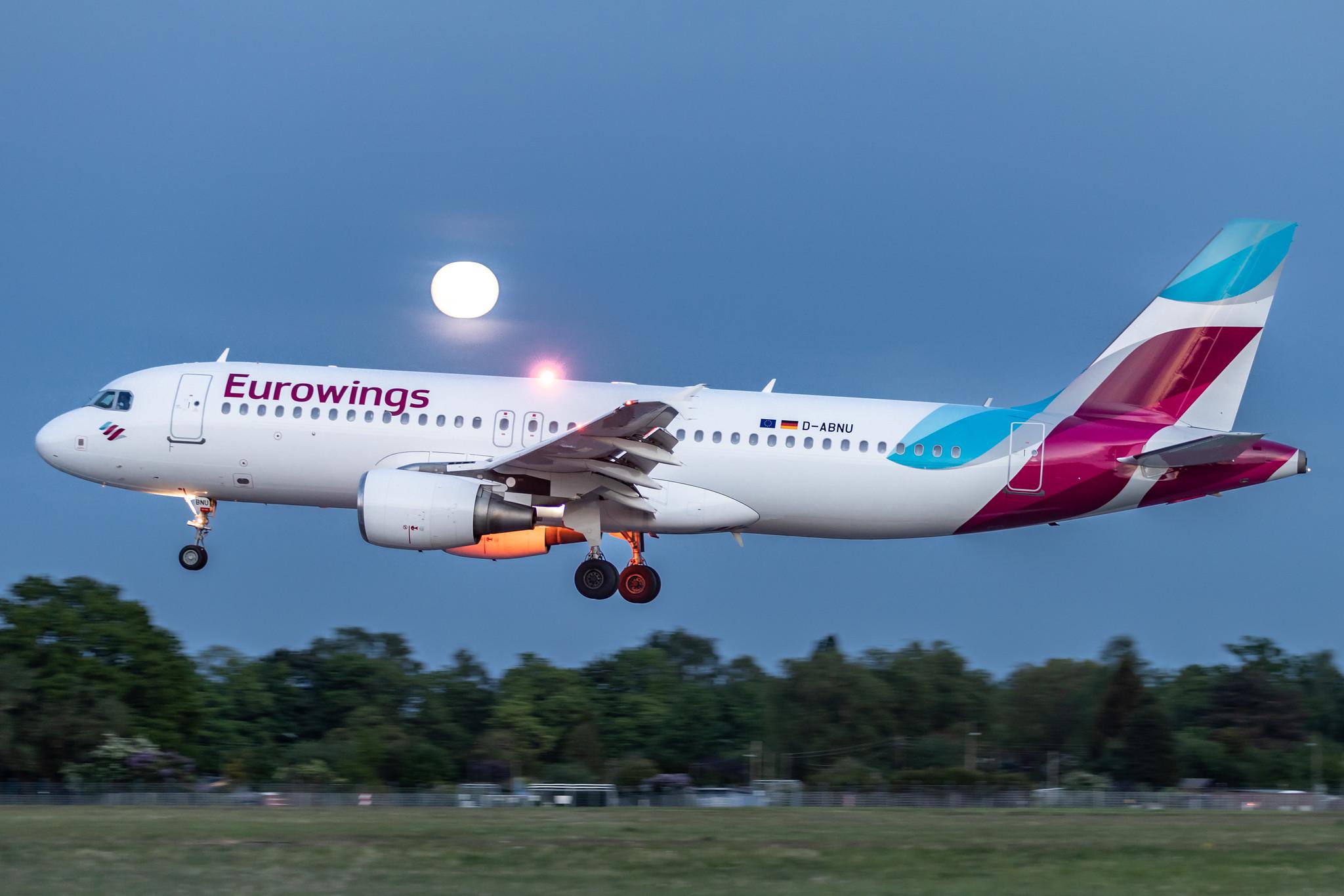Hamburg Airport: Eurowings (EW / EWG) |  Airbus A320-214 A320 | D-ABNU | MSN 2591