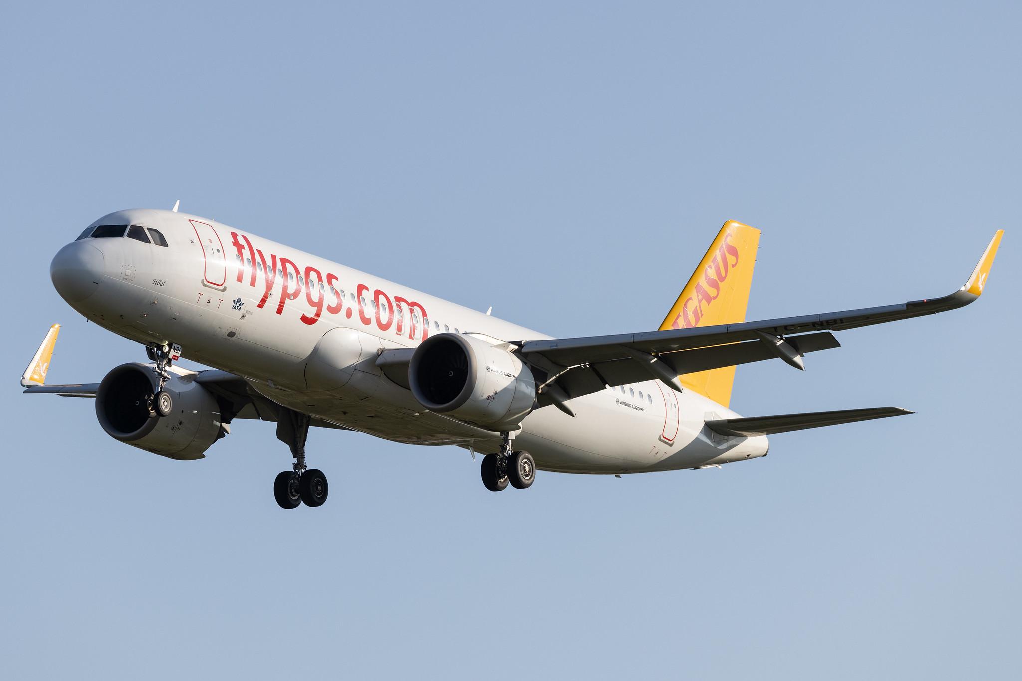Hamburg Airport: Pegasus (PC / PGT) | Operator: Pegasus Airlines |  Airbus A320-251N A20N | TC-NBI | MSN 7429