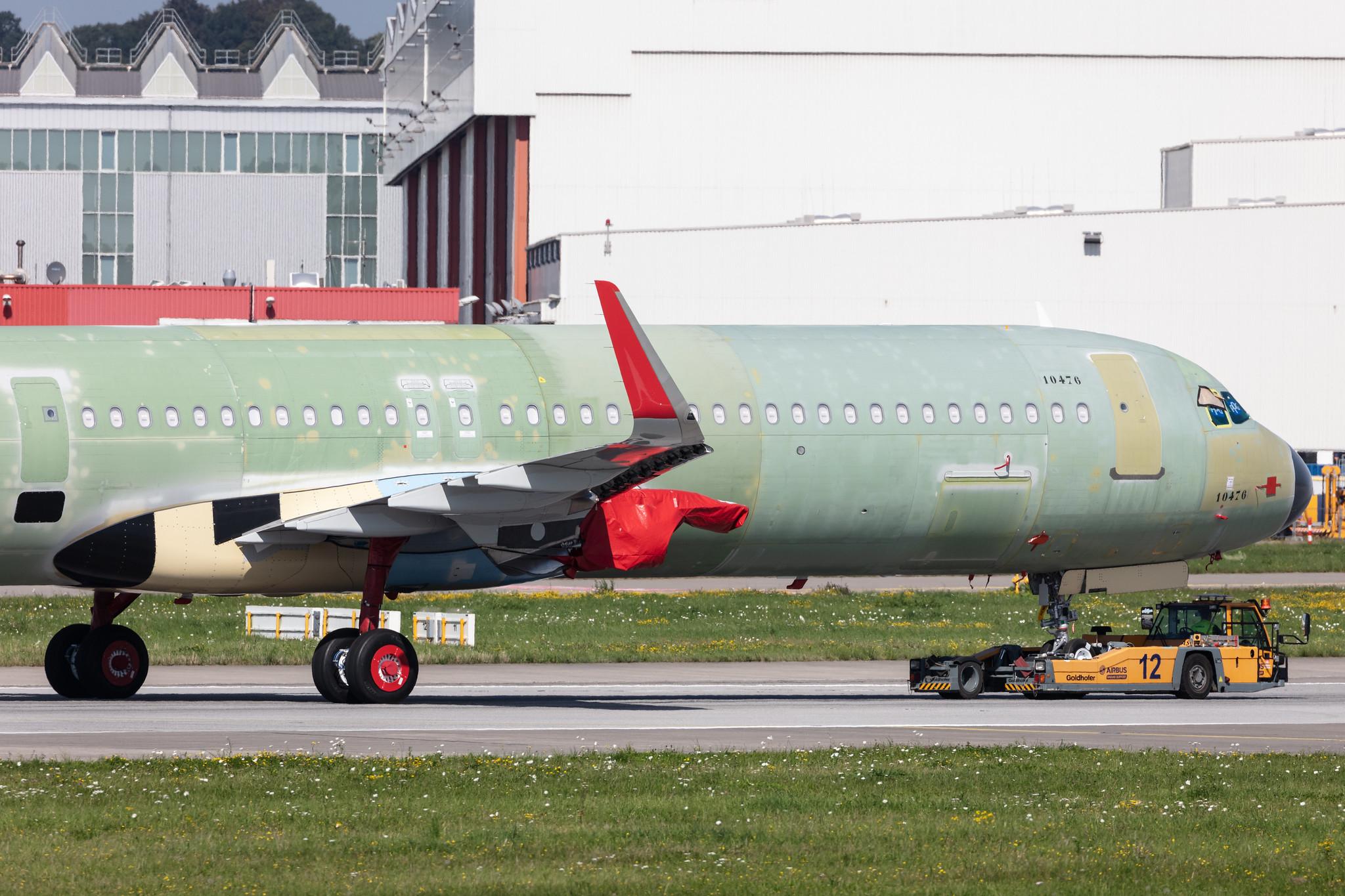 Hamburg Finkenwerder: Ural Airlines (U6 / SVR) |  Airbus A321-251NX A21N | D-AVXP (VP-BFI) | MSN 10476