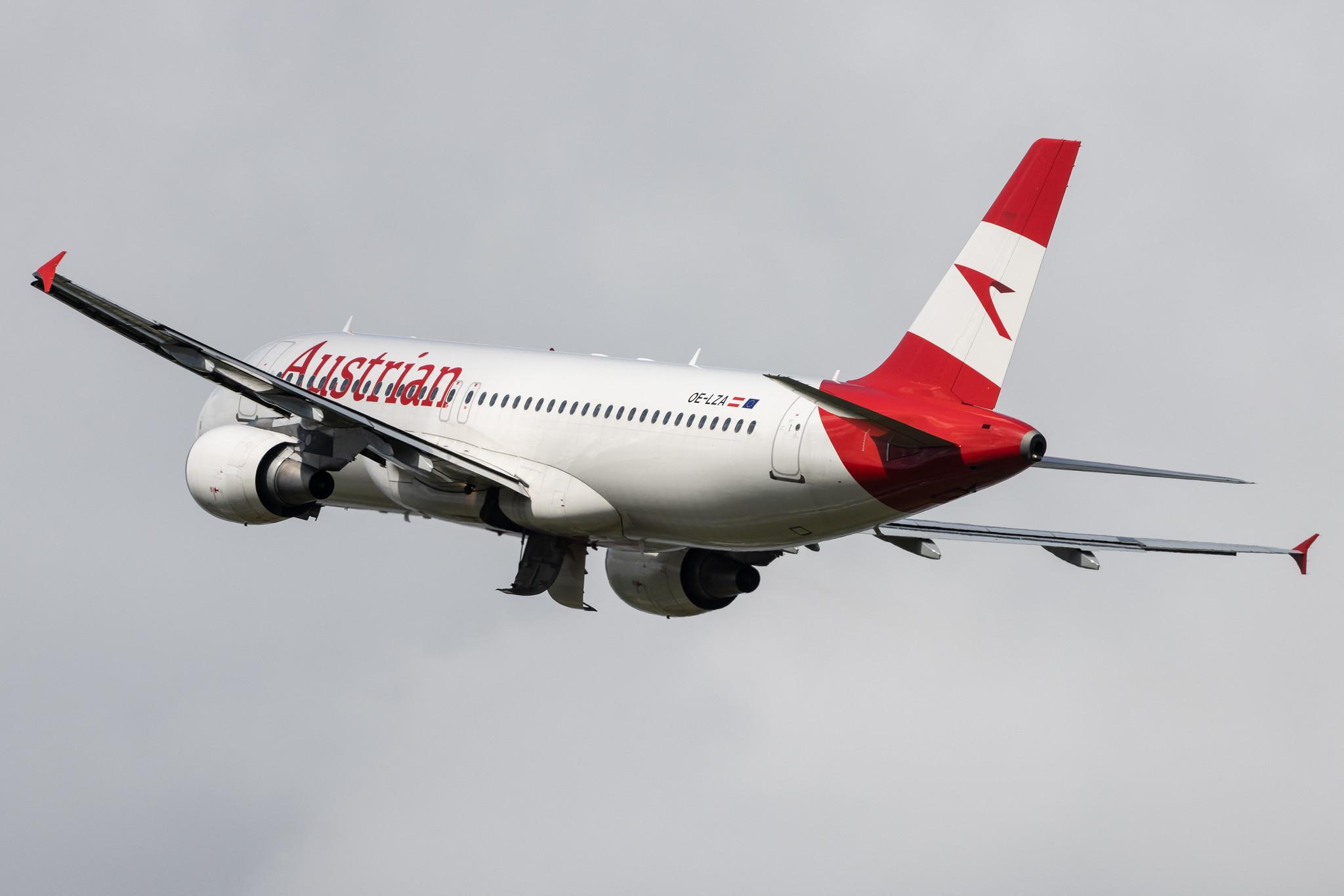 Hamburg Airport: Austrian Airlines (OS / AUA) |  Airbus A320-214 A320 | OE-LZA | MSN 3234