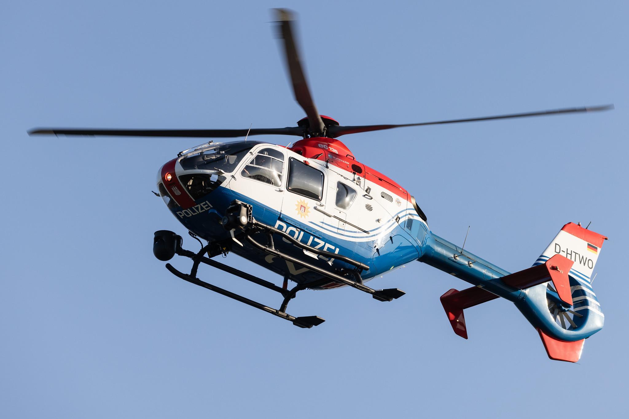 Hamburg Airport: Polizei Hamburg |  Airbus Helicopters H135 EC35 | D-HTWO | MSN 0343