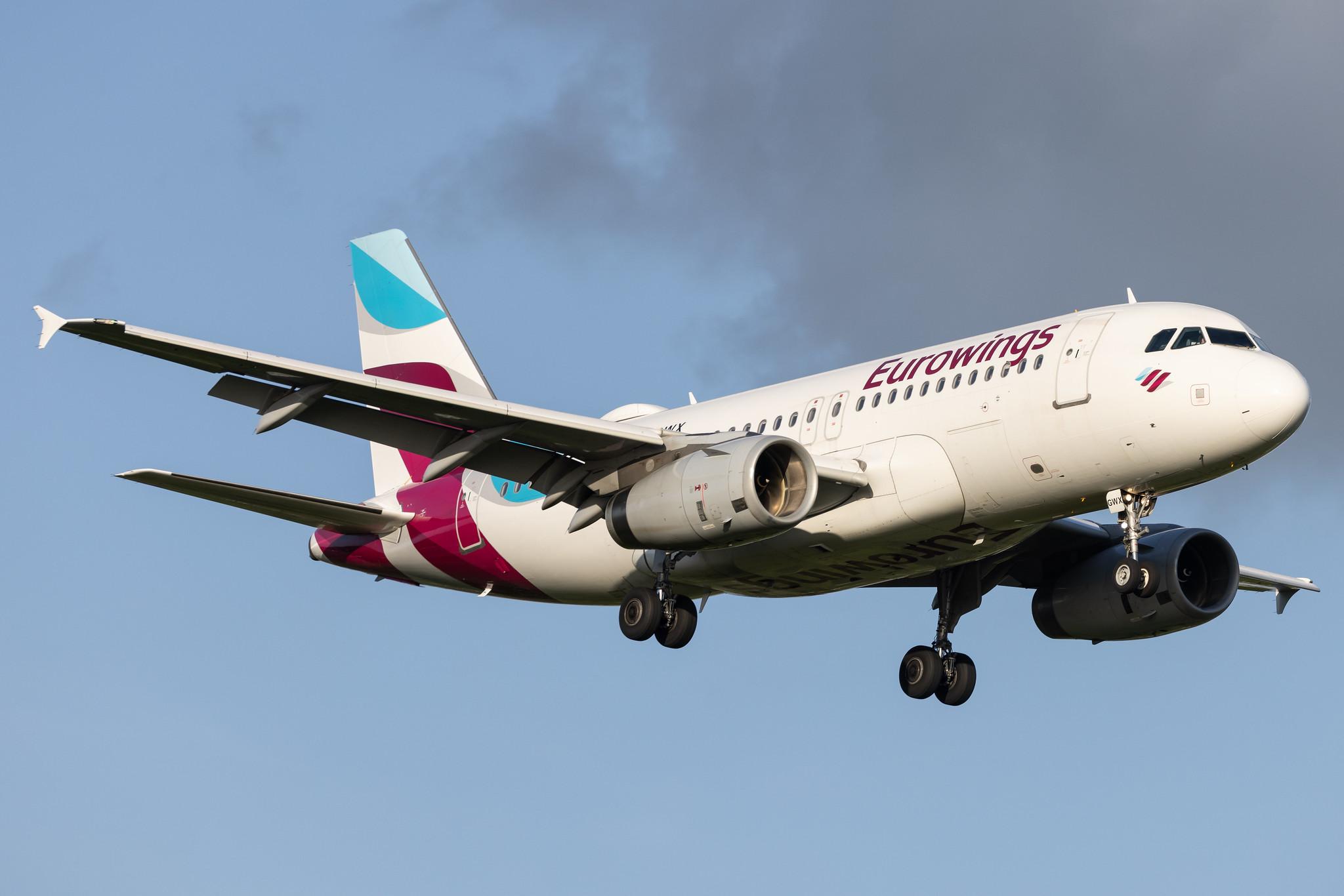 Hamburg Airport: Eurowings (EW / EWG) |  Airbus A319-132 A319 | D-AGWX | MSN 5569