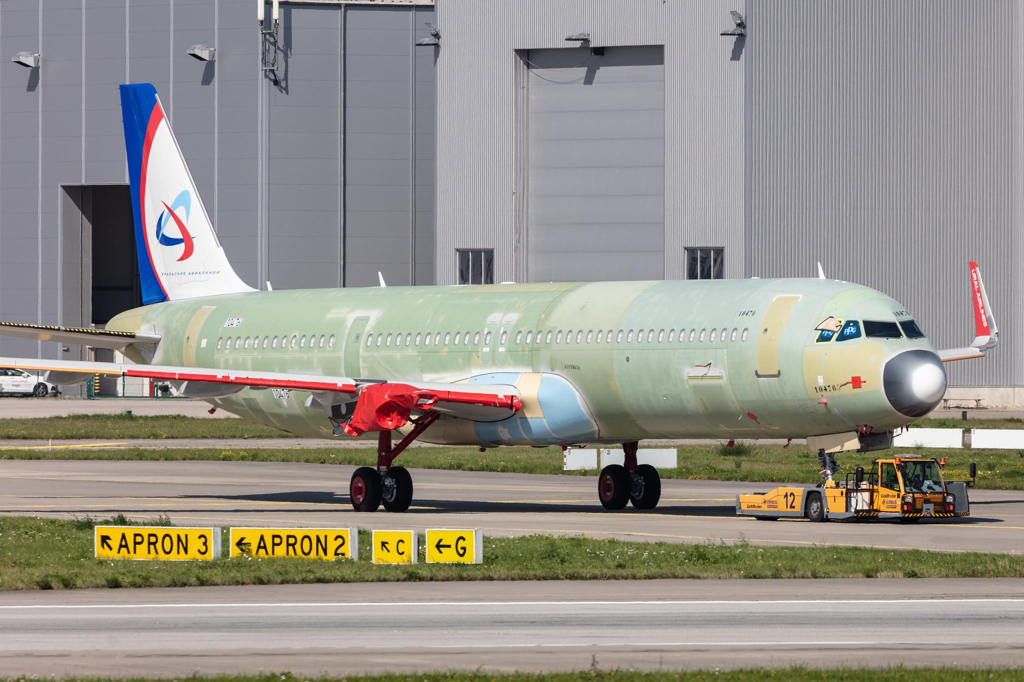 Hamburg Finkenwerder: Ural Airlines (U6 / SVR) |  Airbus A321-251NX A21N | D-AVXP (VP-BFI) | MSN 10476