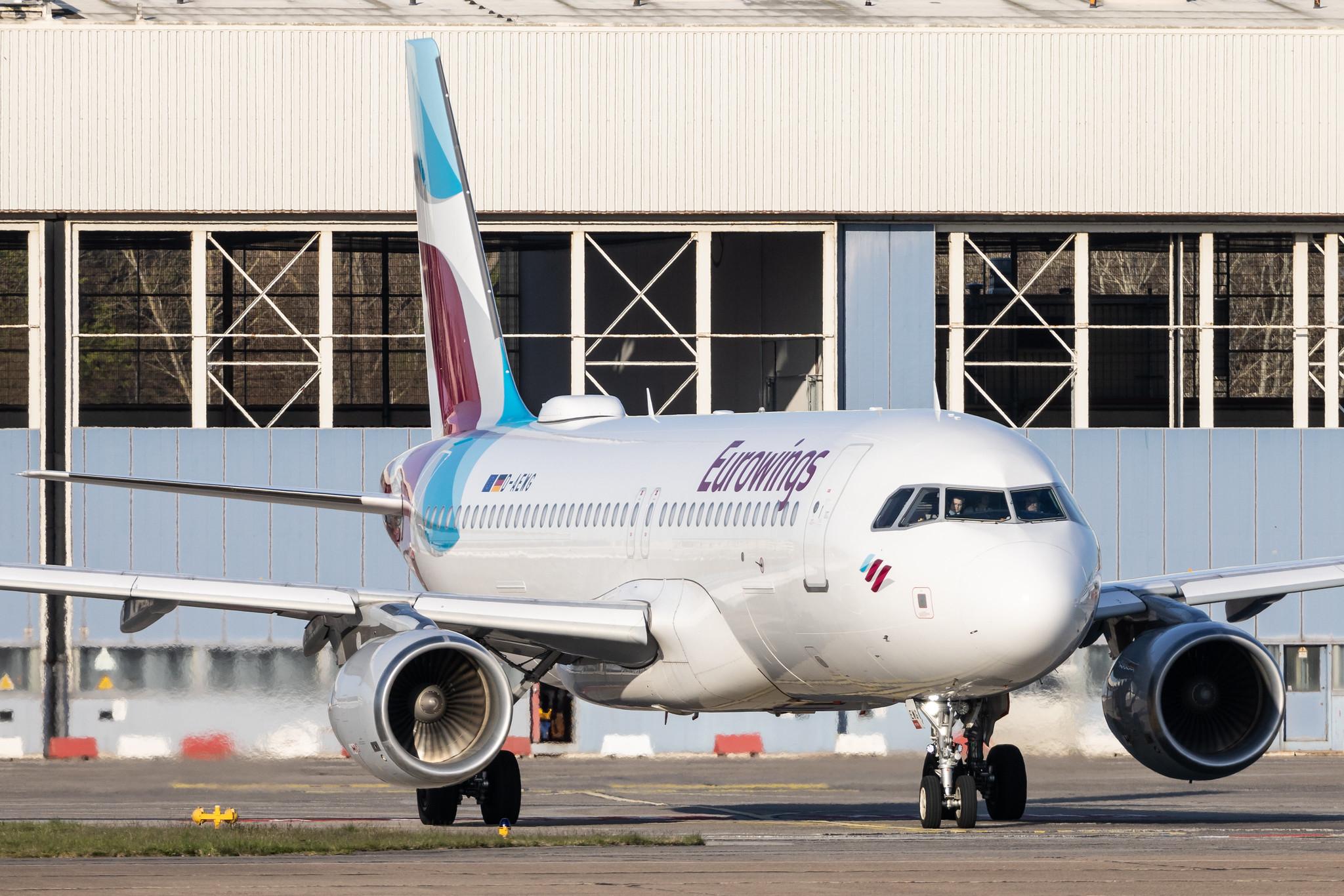 Hamburg Airport: Eurowings (EW / EWG) |  Airbus A320-214 A320 | D-AEWG | MSN 7121