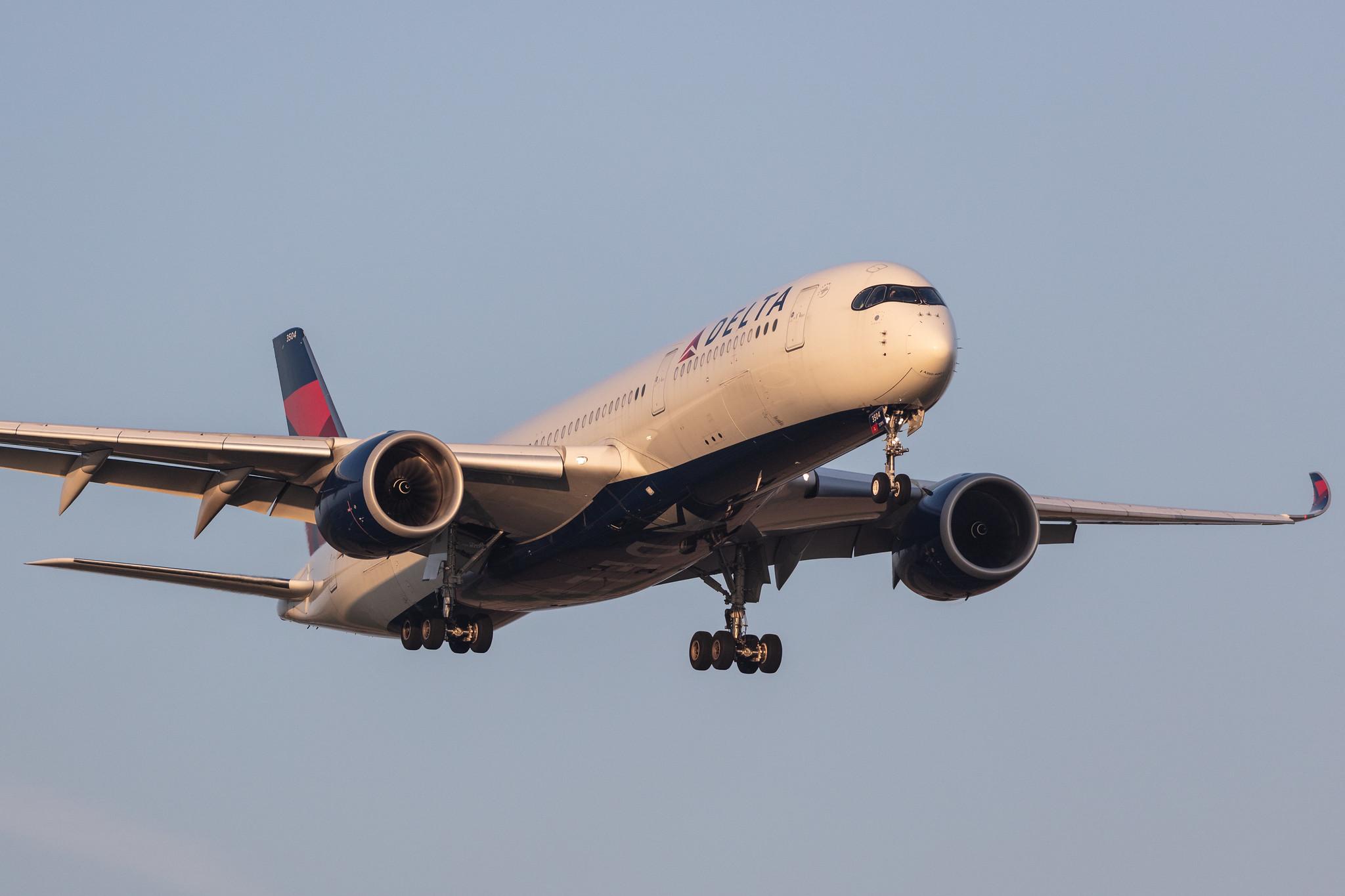 Amsterdam Schiphol: Delta Air Lines (DL / DAL) |  Airbus A350-941 A359 | N504DN | MSN 160
