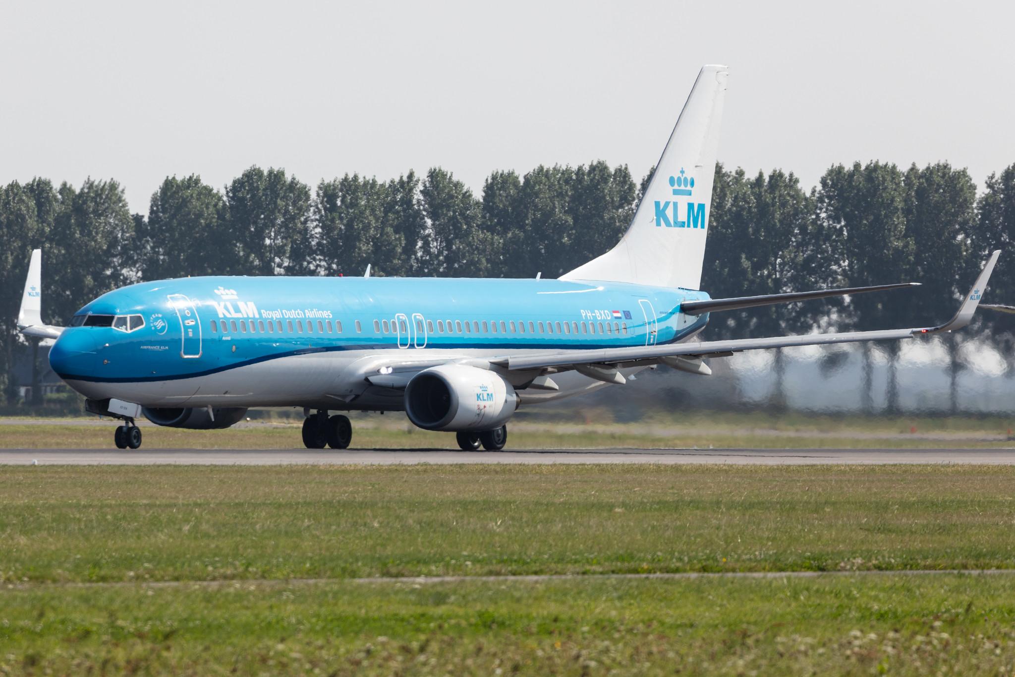 Amsterdam Schiphol: KLM (KL / KLM) |  Boeing 737-8K2 B738 | PH-BXD | MSN 29134