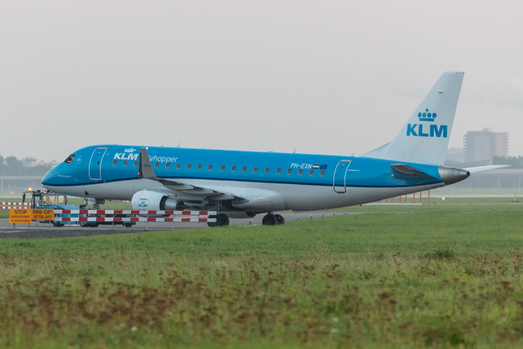 Amsterdam Schiphol: KLM (KL / KLM) | Operator: KLM Cityhopper |  Embraer E175STD E75L | PH-EXN | MSN 17000659