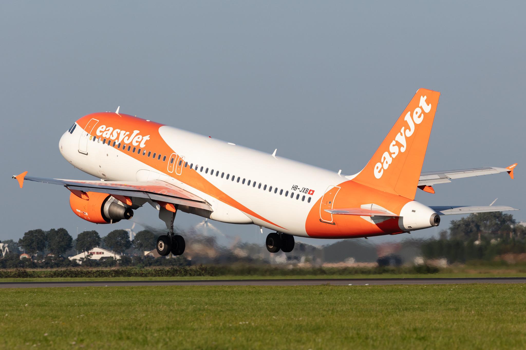 Amsterdam Schiphol: easyJet (U2 / EZY) | Operator: easyJet Switzerland |  Airbus A320-214 A320 | HB-JXB | MSN 5111