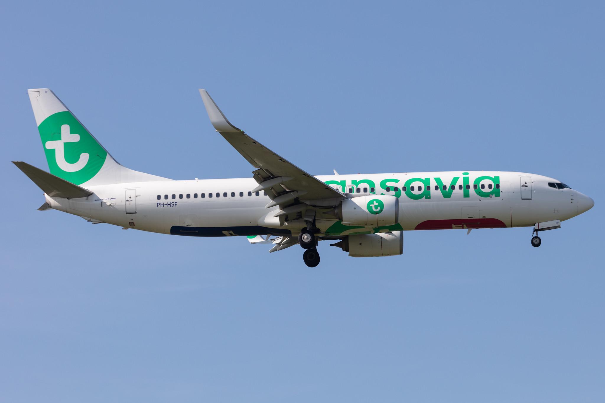 Amsterdam Schiphol: Transavia (HV / TRA) |  Boeing 737-8K2 B738 | PH-HSF | MSN 39261